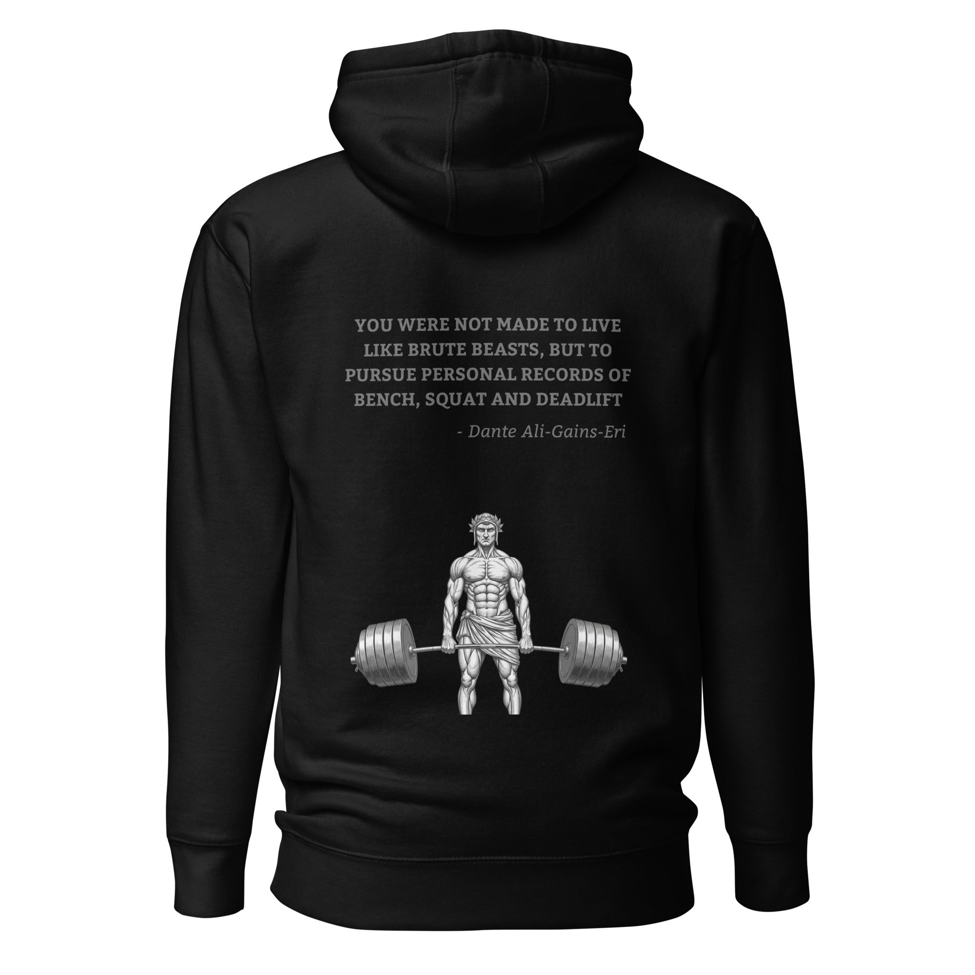 Dante Ali-Gains-Eri. Unisex Hoodie Unisex Hoodie Void & Verse Black S