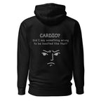 Cardio? Unisex Hoodie Unisex Hoodie Void & Verse Black S