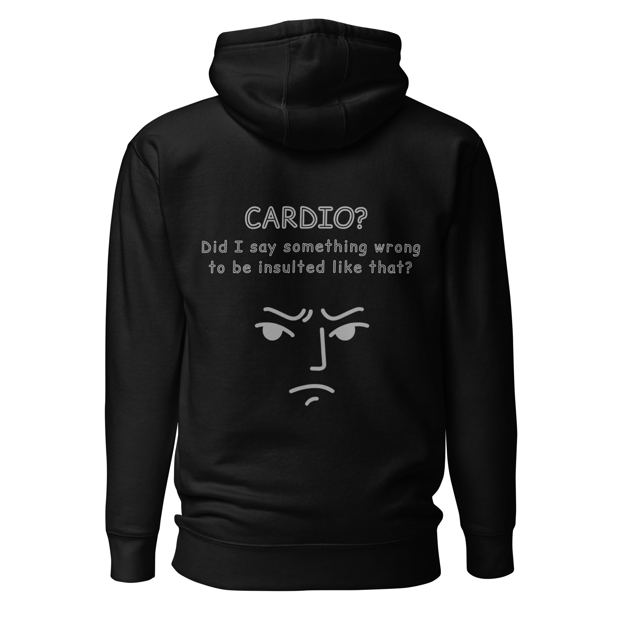 Cardio? Unisex Hoodie Unisex Hoodie Void & Verse Black S