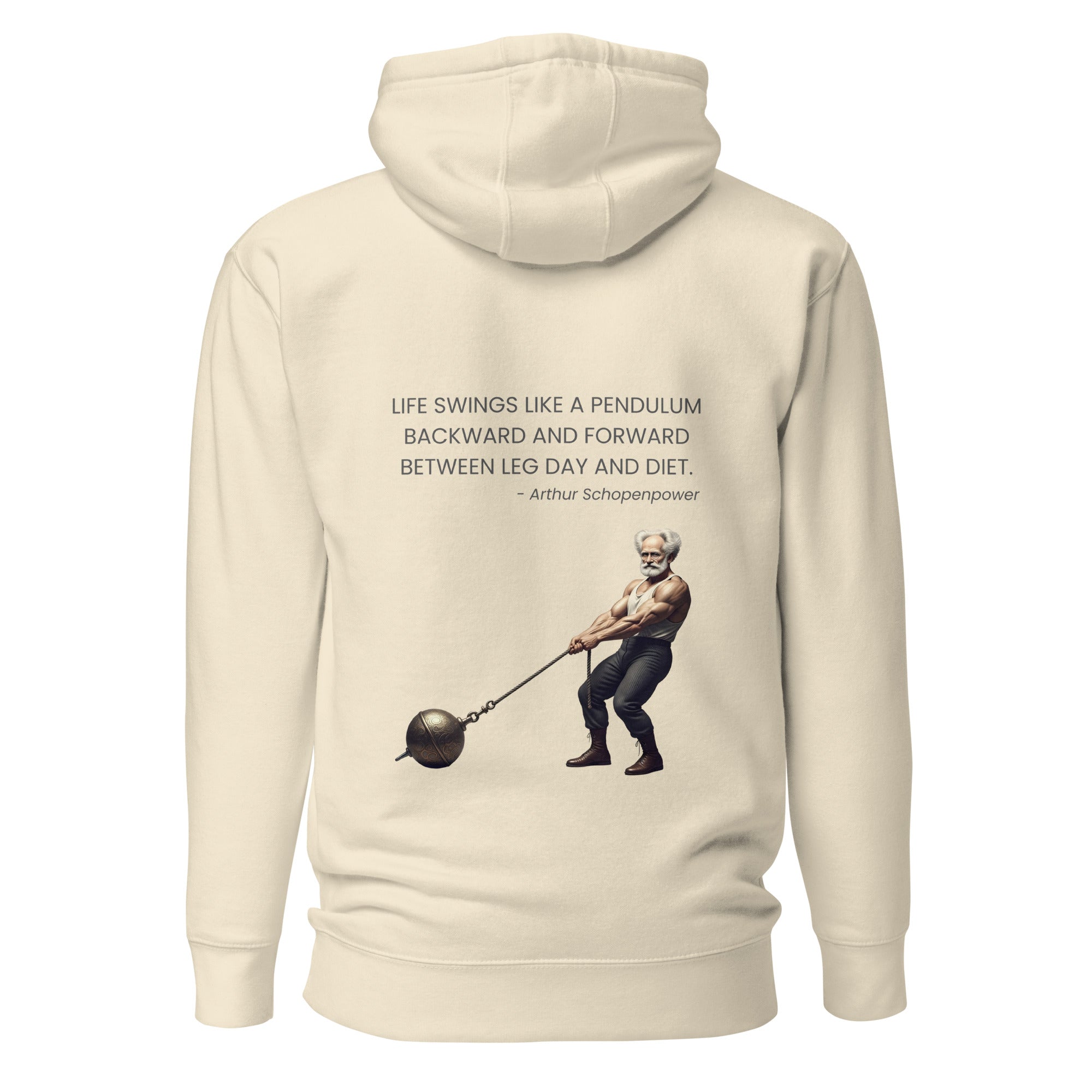Arthur Schopenpower. Unisex Hoodie Unisex Hoodie Void & Verse Bone S