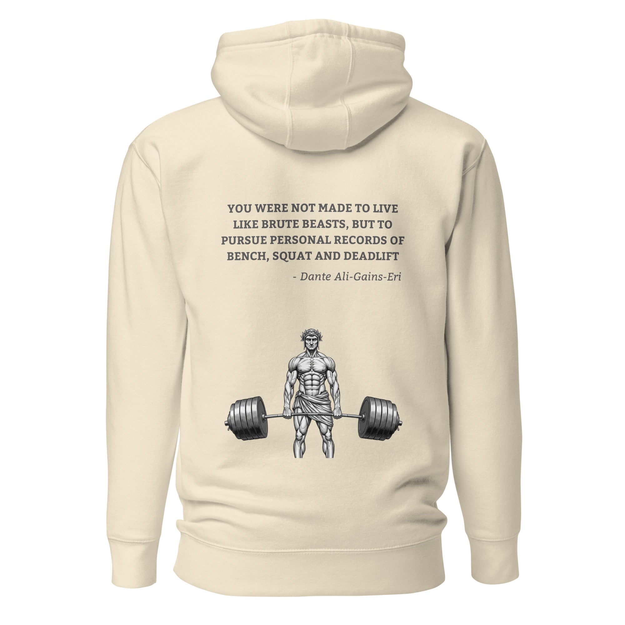 Dante Ali-Gains-Eri. Unisex Hoodie Unisex Hoodie Void & Verse Bone S