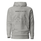Comparison is the thief of joy. Unisex Hoodie Unisex Hoodie Void & Verse Carbon Grey S