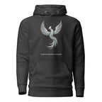 Eadem mutata resurgo. Unisex Hoodie Unisex Hoodie Void & Verse Charcoal Heather S