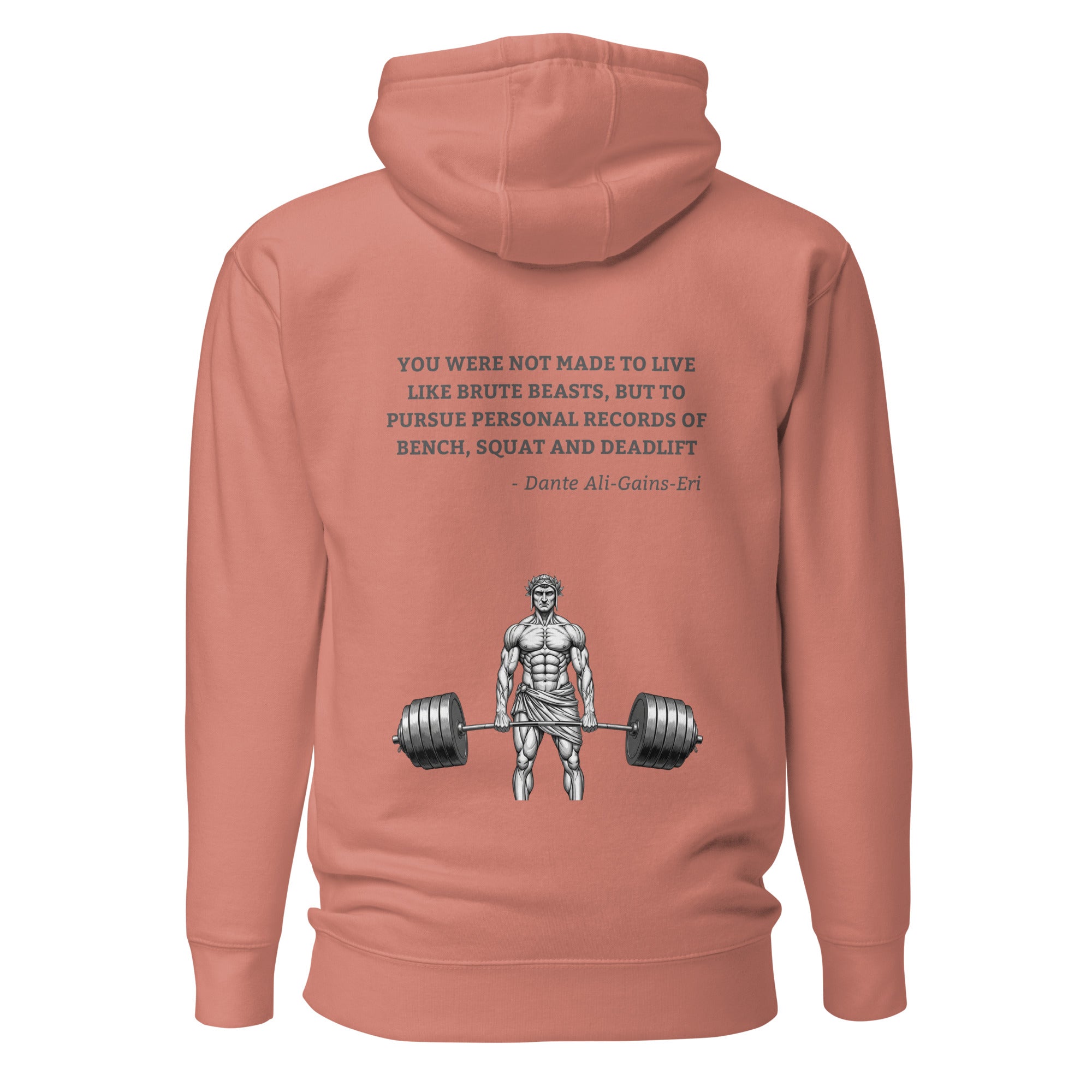 Dante Ali-Gains-Eri. Unisex Hoodie Unisex Hoodie Void & Verse Dusty Rose S