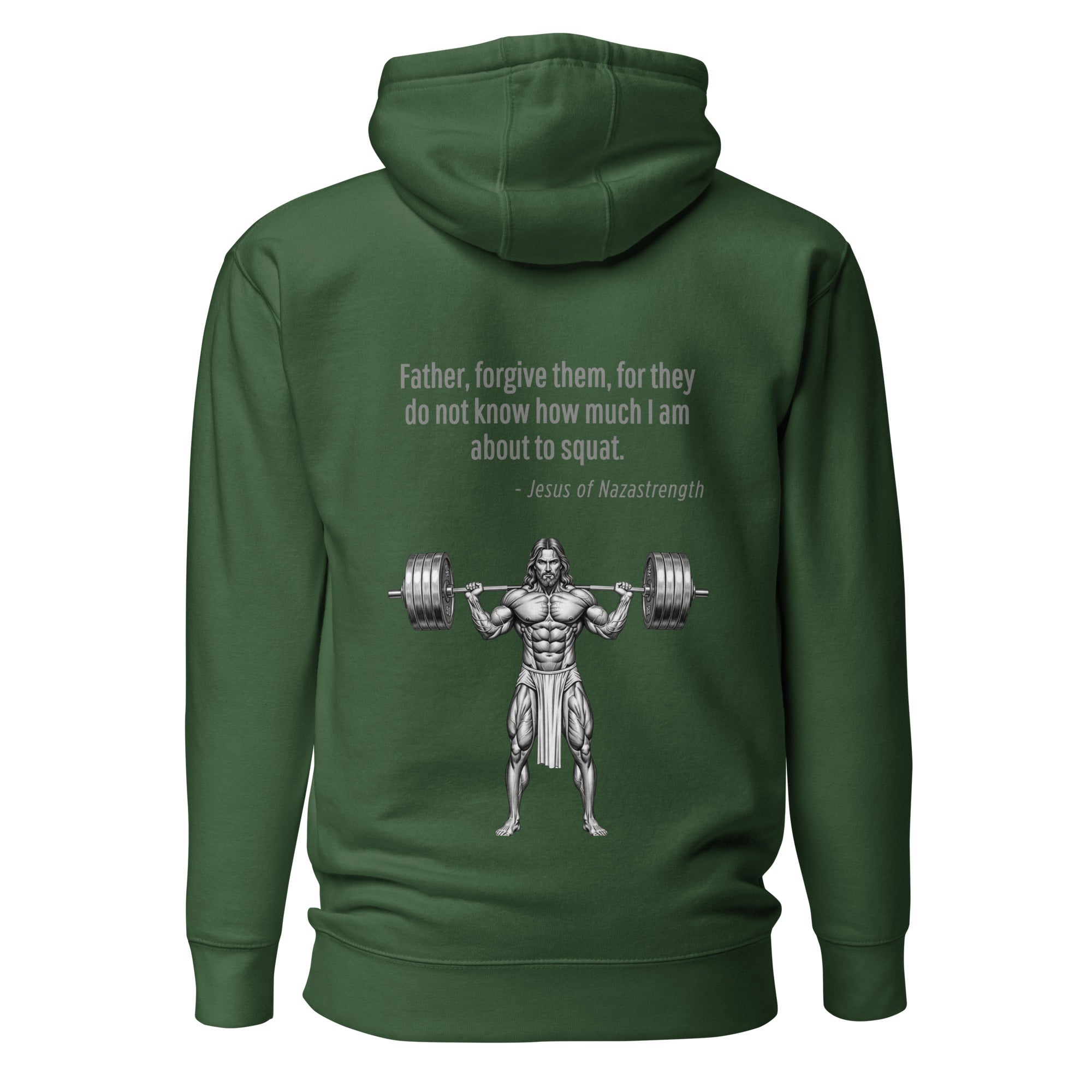 Jesus of Nazastrength. Unisex Hoodie Unisex Hoodie Void & Verse Forest Green S