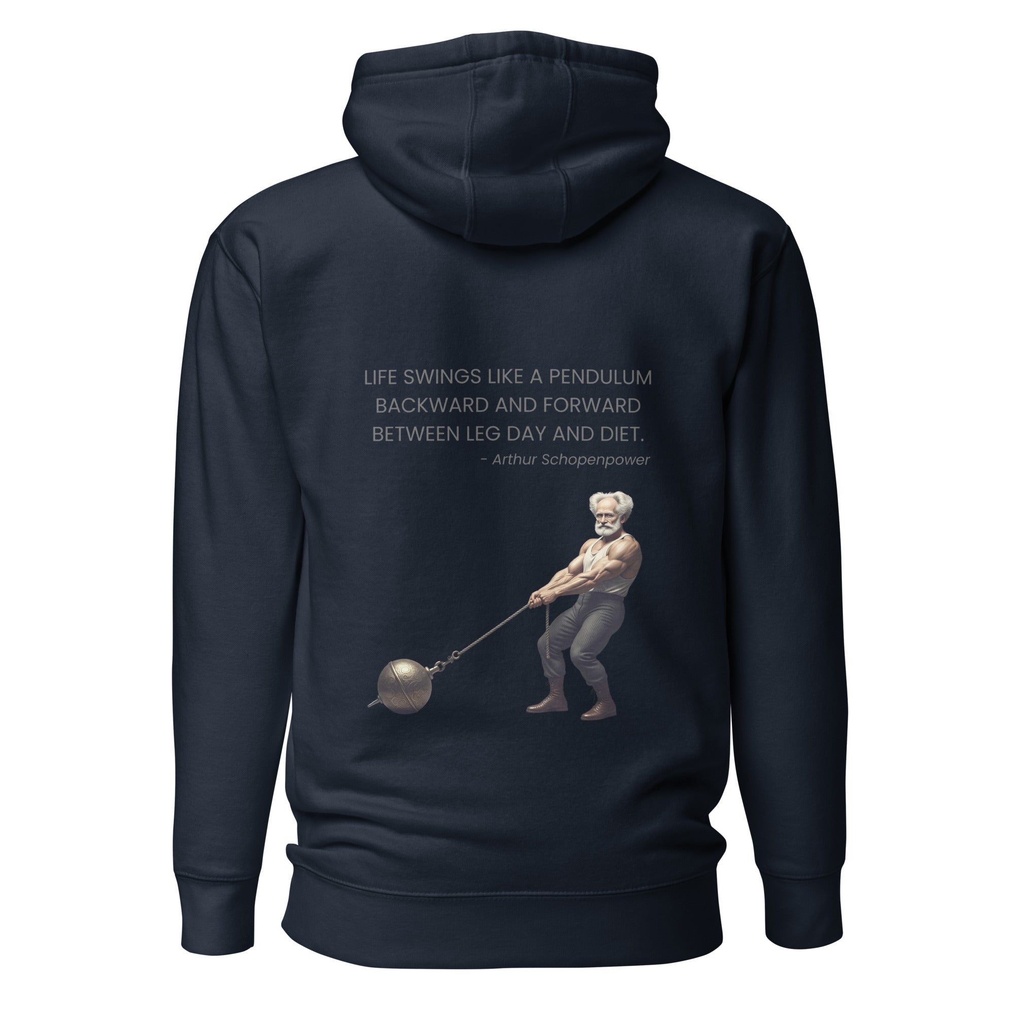 Arthur Schopenpower. Unisex Hoodie Unisex Hoodie Void & Verse Navy Blazer S