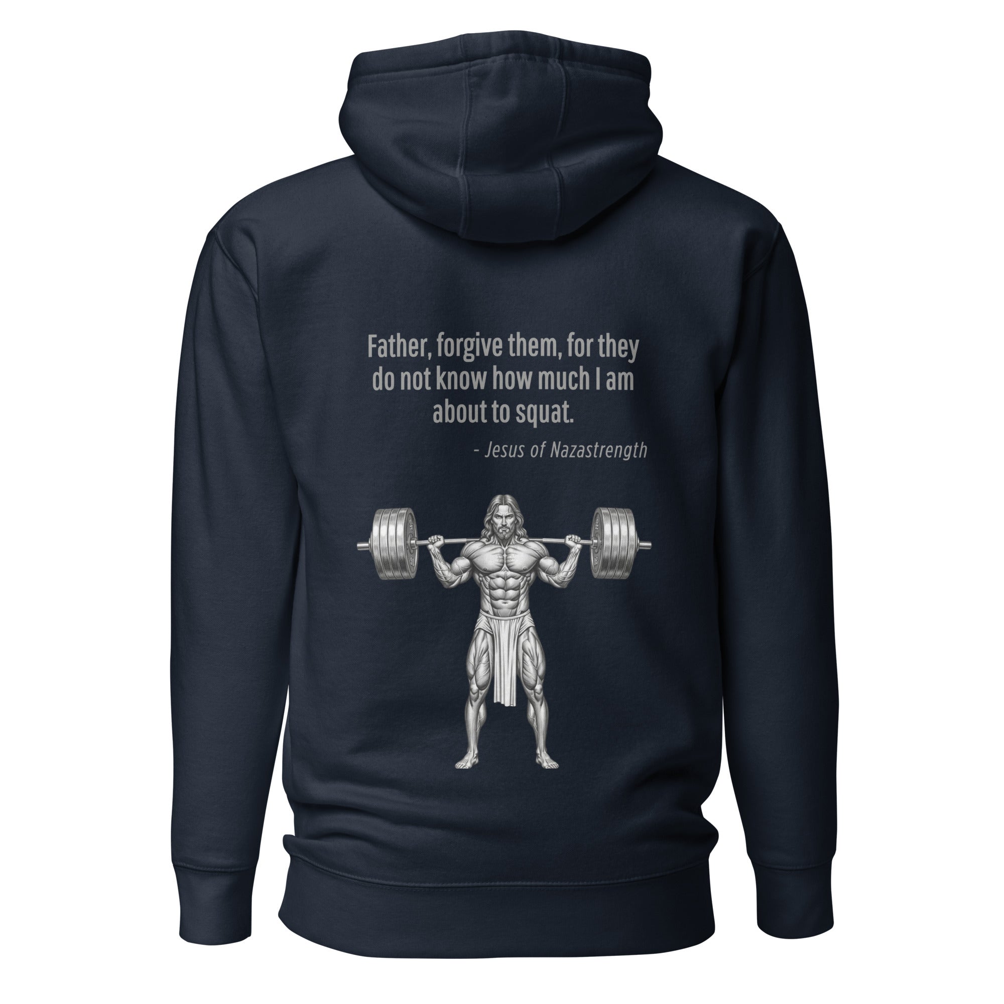 Jesus of Nazastrength. Unisex Hoodie Unisex Hoodie Void & Verse Navy Blazer S