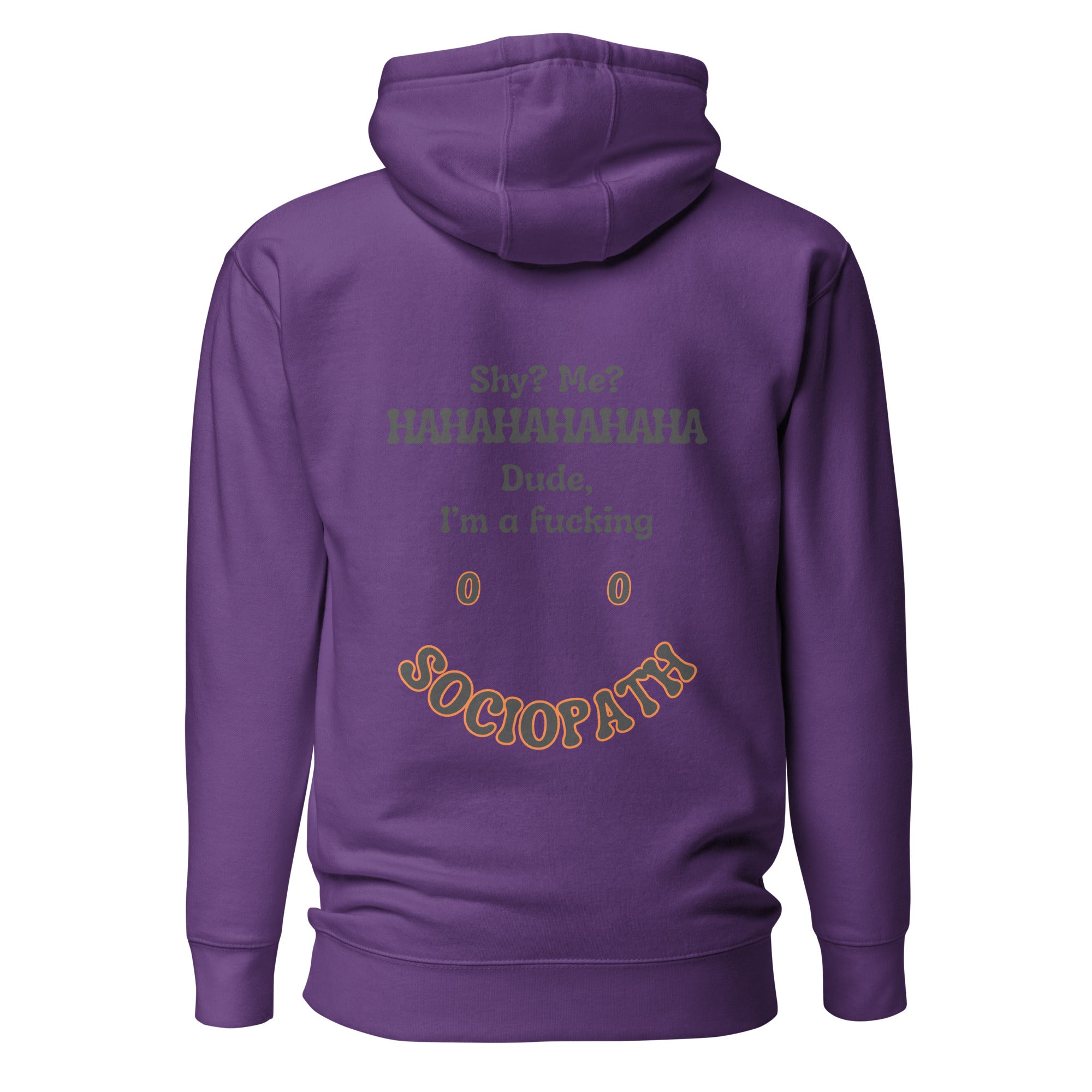 Sociopath. Unisex Hoodie Unisex Hoodie Void & Verse Purple S