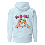 Go to hell. Unisex Hoodie Unisex Hoodie Void & Verse