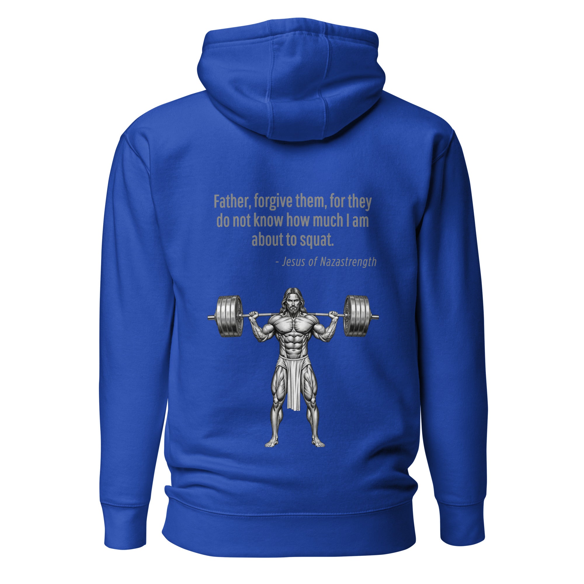 Jesus of Nazastrength. Unisex Hoodie Unisex Hoodie Void & Verse Team Royal S