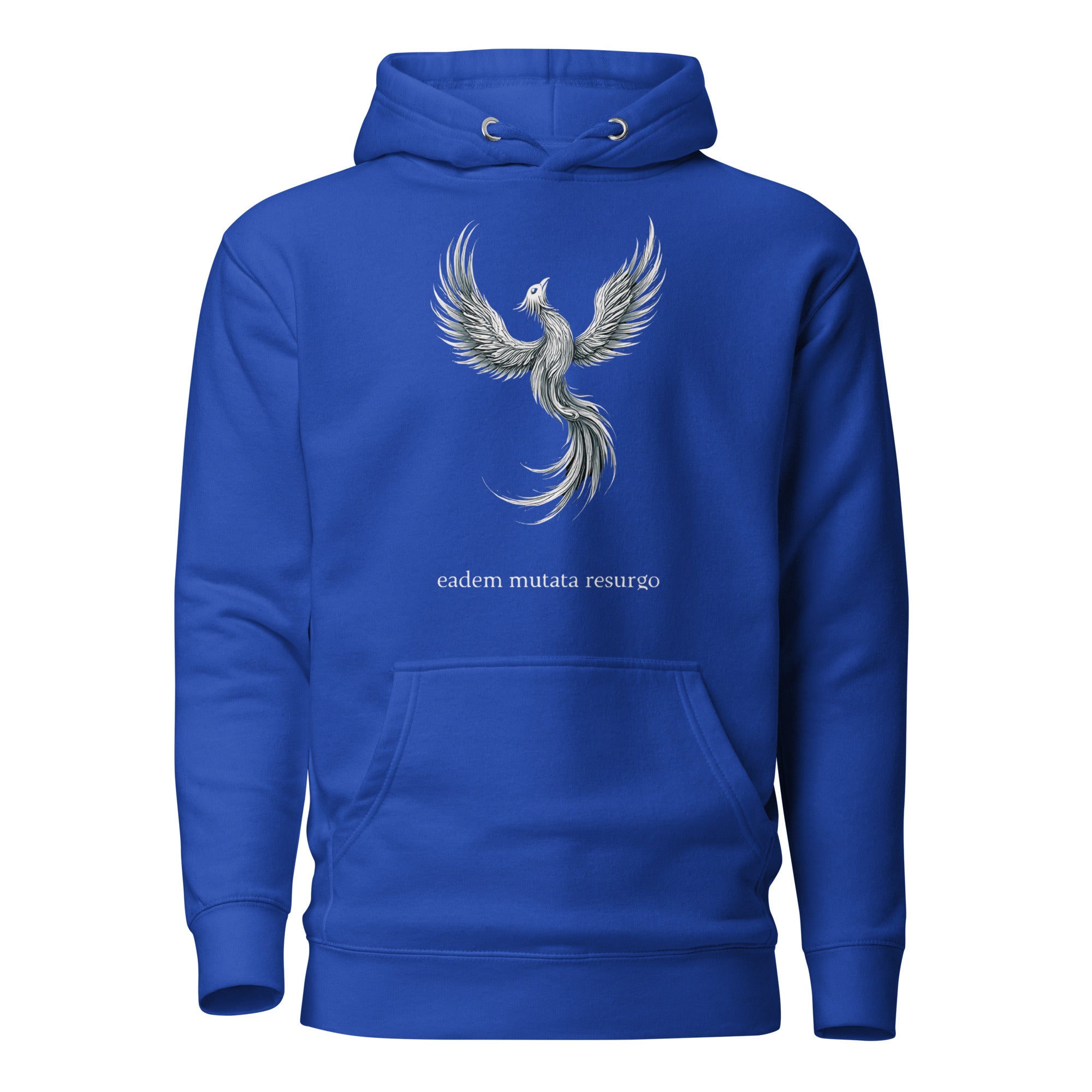 Eadem mutata resurgo. Unisex Hoodie Unisex Hoodie Void & Verse Team Royal S