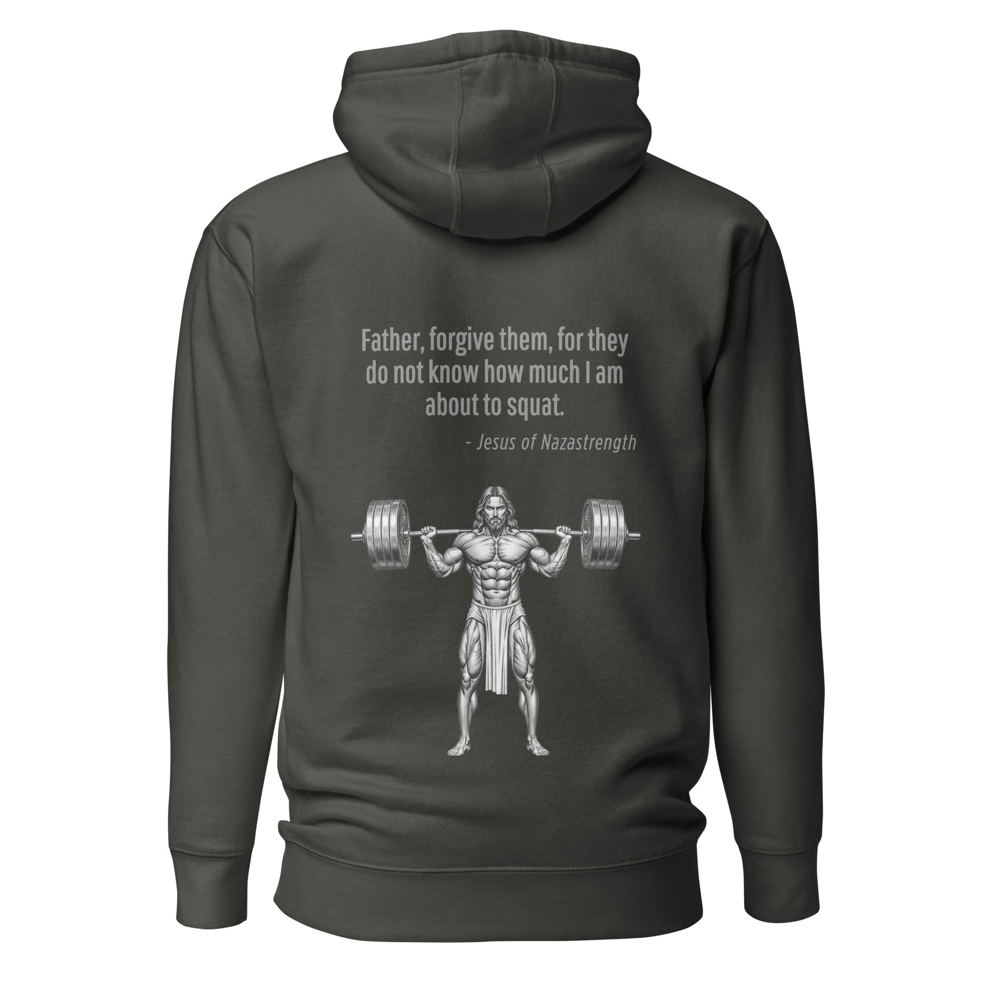 Jesus of Nazastrength. Unisex Hoodie Unisex Hoodie Void & Verse Vintage Black S