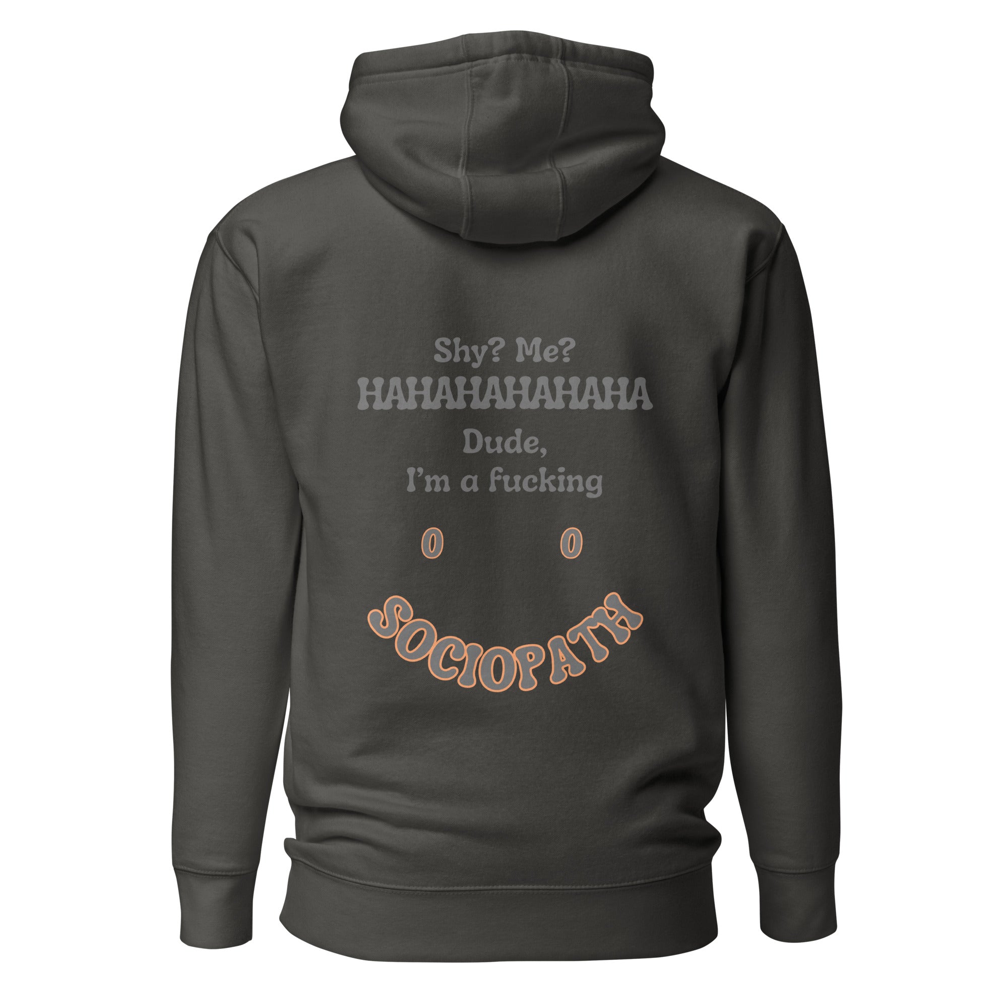 Sociopath. Unisex Hoodie Unisex Hoodie Void & Verse Vintage Black S