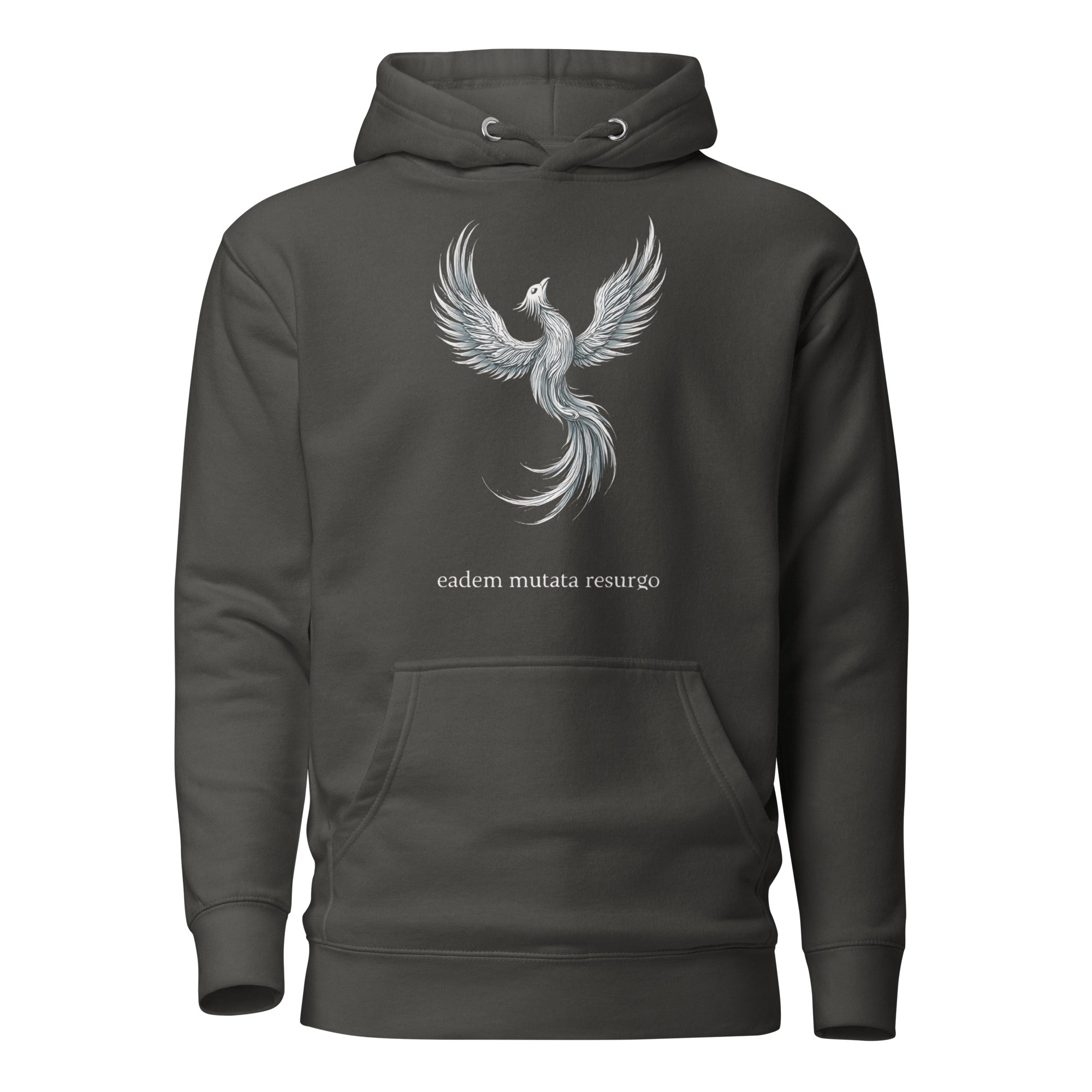 Eadem mutata resurgo. Unisex Hoodie Unisex Hoodie Void & Verse Vintage Black S