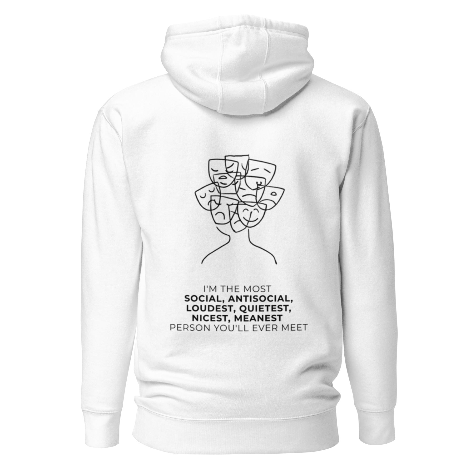 Most social antisocial. Unisex Hoodie Unisex Hoodie Void & Verse