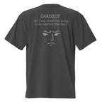 Cardio? Unisex Heavyweight Relaxed T-Shirt Unisex Heavyweight Relaxed T-Shirt Void & Verse Faded Black S