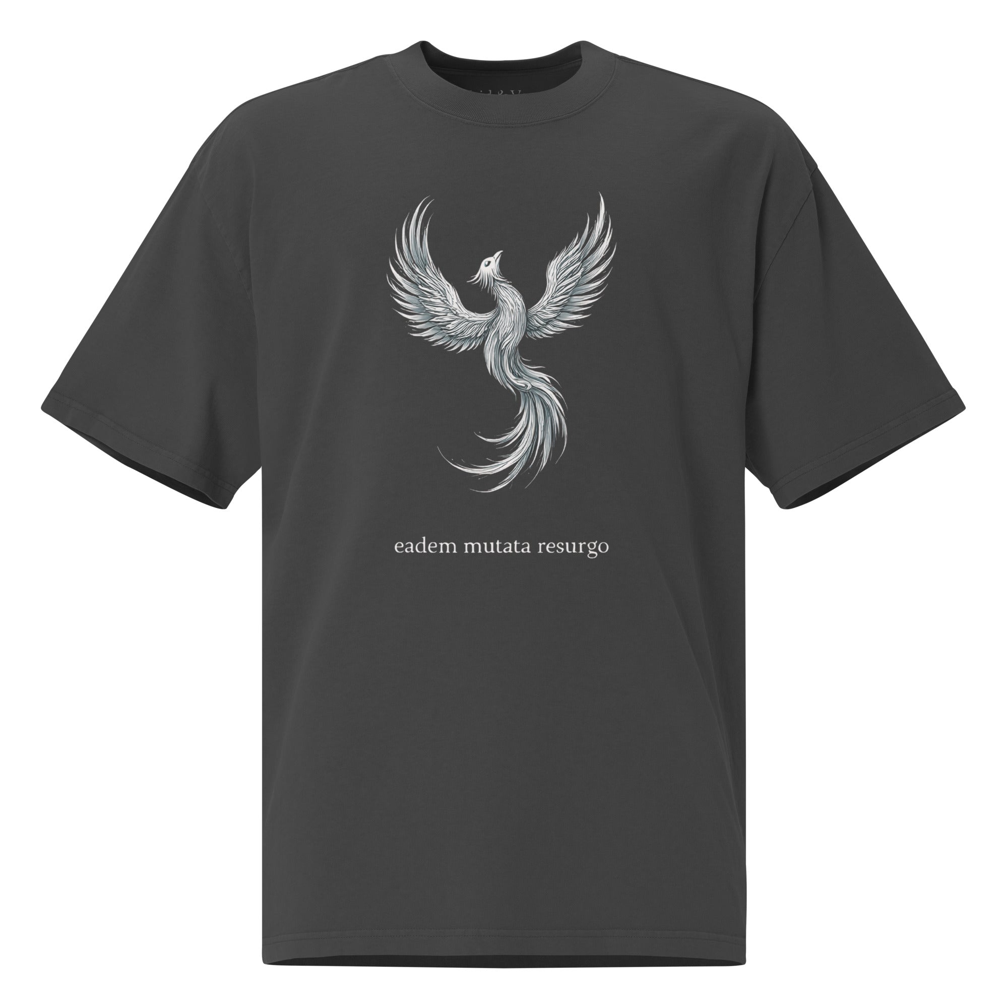 Eadem mutata resurgo. Unisex Heavyweight Relaxed T-Shirt Unisex Heavyweight Relaxed T-Shirt Void & Verse S