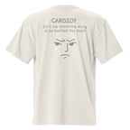 Cardio? Unisex Heavyweight Relaxed T-Shirt Unisex Heavyweight Relaxed T-Shirt Void & Verse Faded Bone S