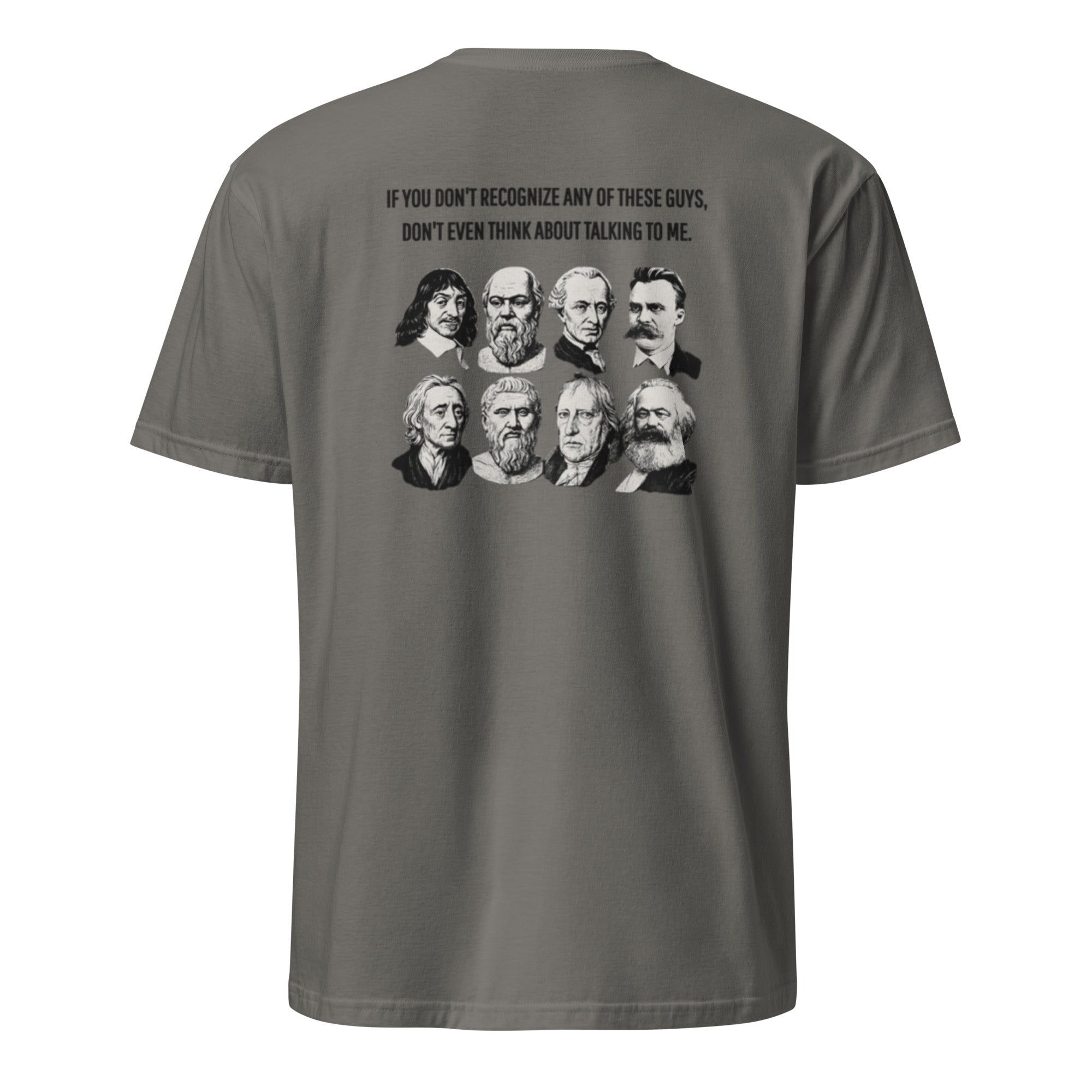 Do you recognize these guys? Unisex Regular Soft T-Shirt Unisex Regular Soft T-Shirt Void & Verse Charcoal S