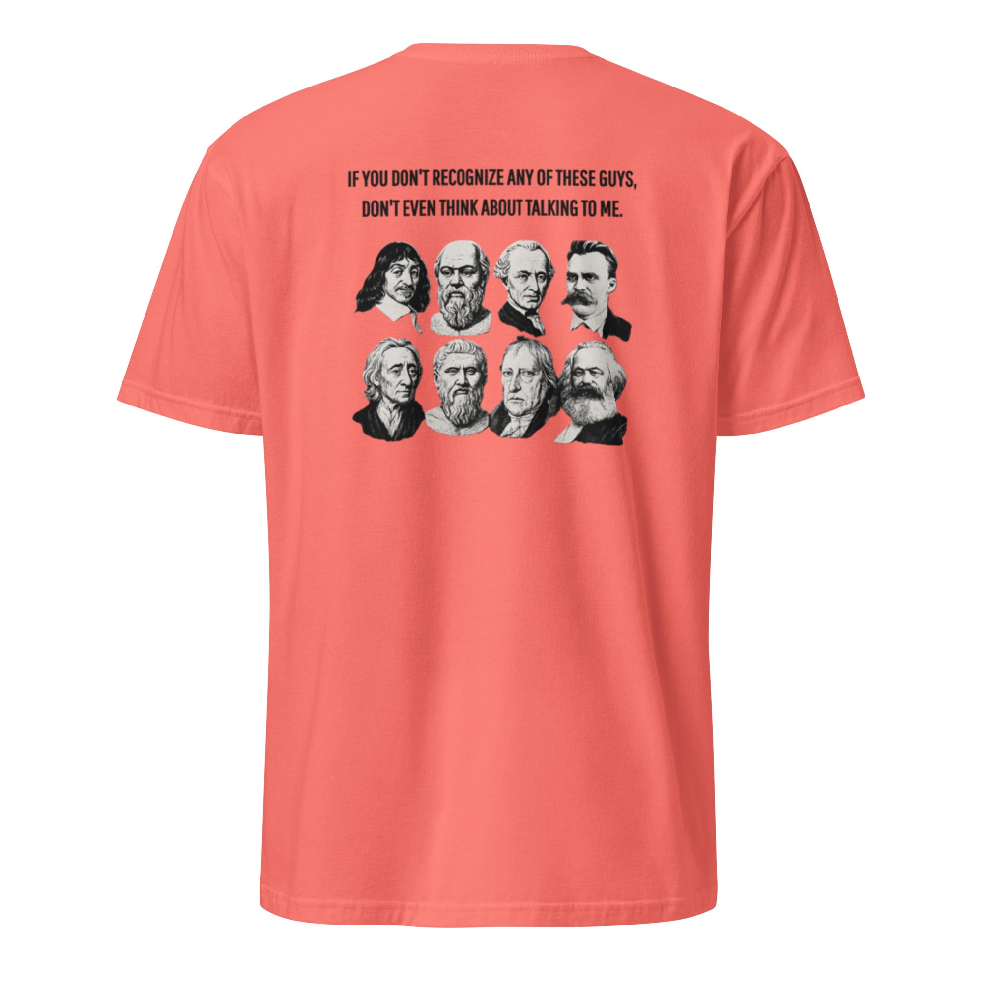 Do you recognize these guys? Unisex Regular Soft T-Shirt Unisex Regular Soft T-Shirt Void & Verse Coral Silk S
