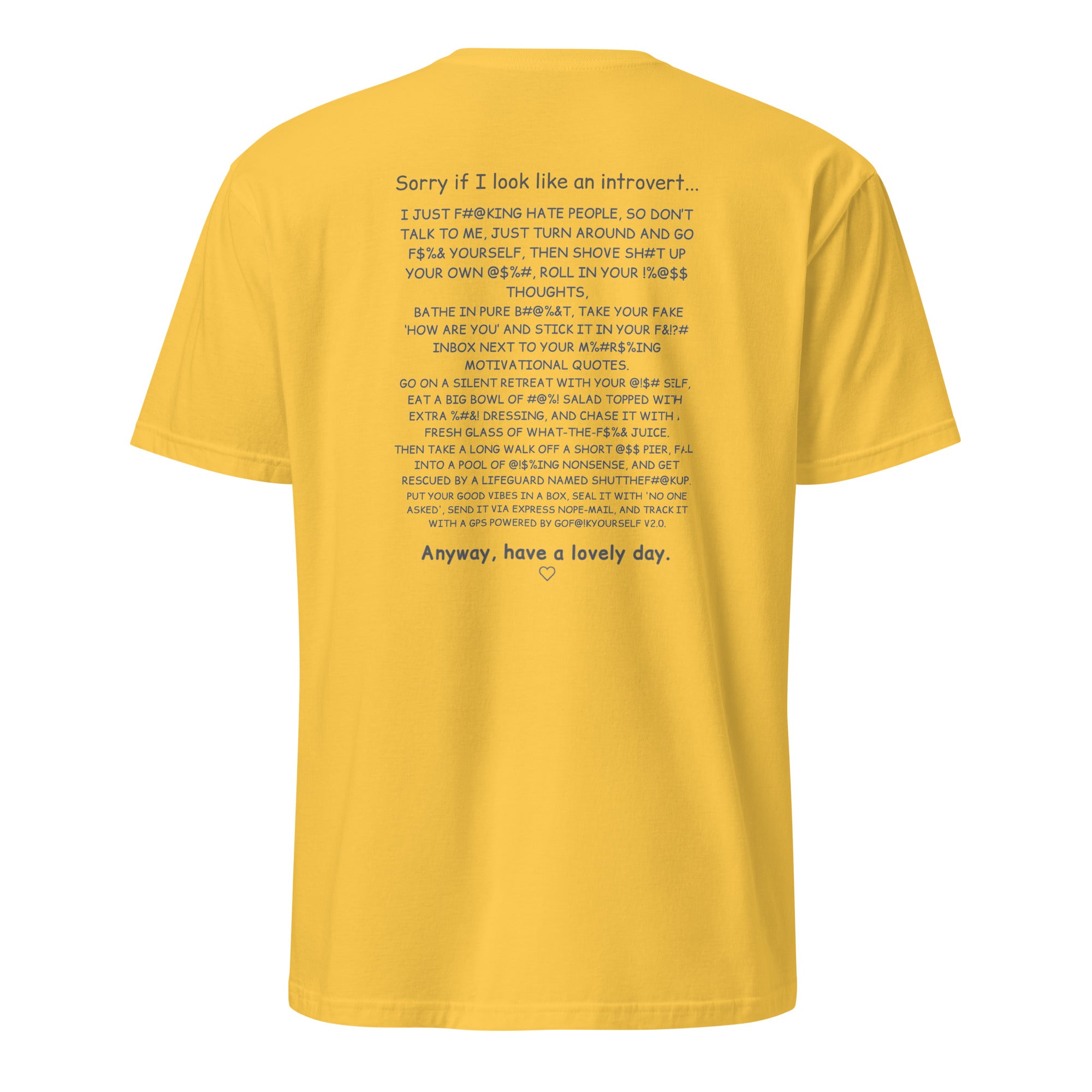 Sorry if I look like an introvert. Unisex Regular Soft T-Shirt Unisex Regular Soft T-Shirt Void & Verse Daisy S
