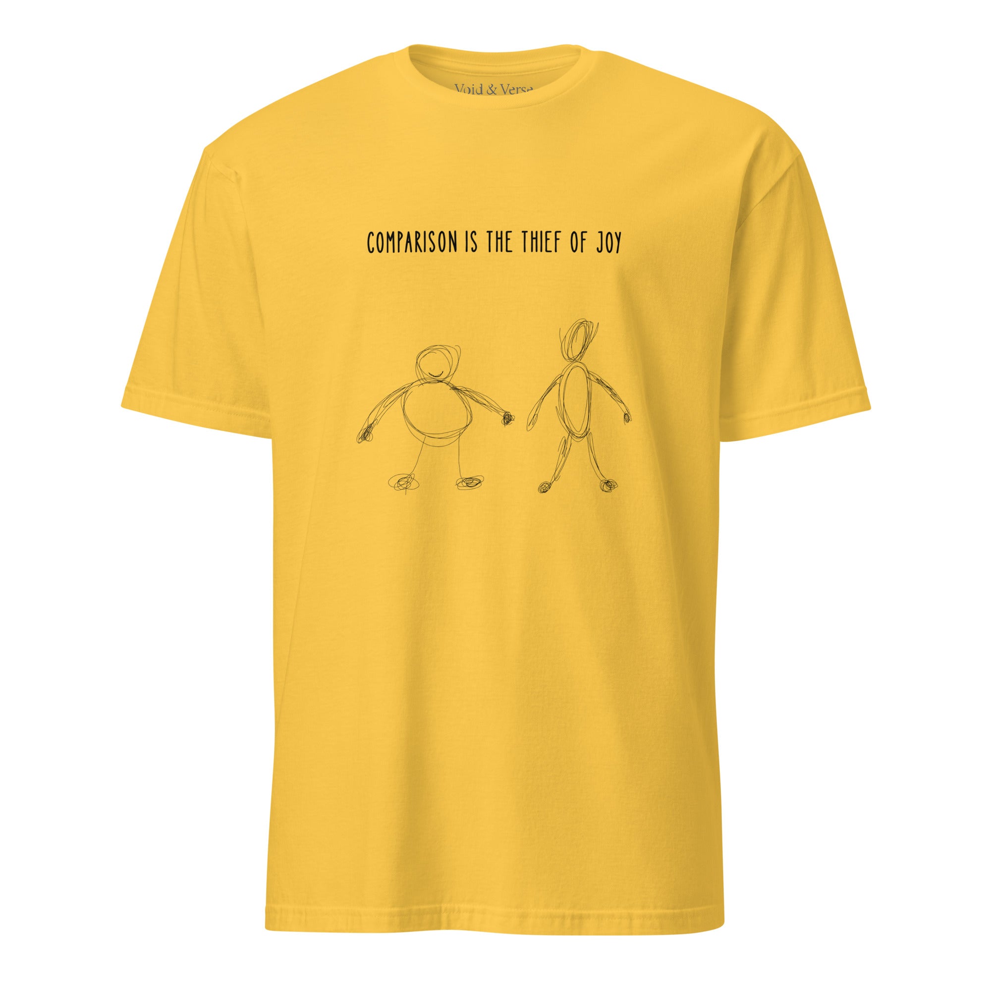 Comparison is the thief of joy. Unisex Regular Soft T-Shirt Unisex Regular Soft T-Shirt Void & Verse Daisy S