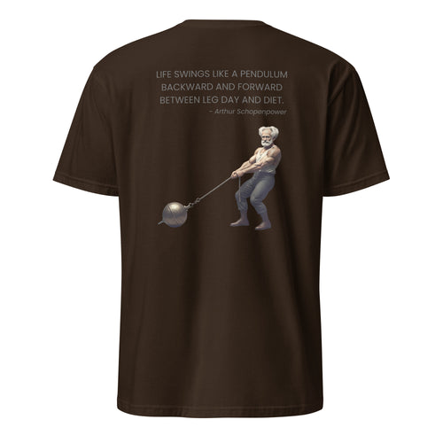 Arthur Schopenpower. Unisex Regular Soft T-Shirt Unisex Regular Soft T-Shirt Void & Verse Dark Chocolate S
