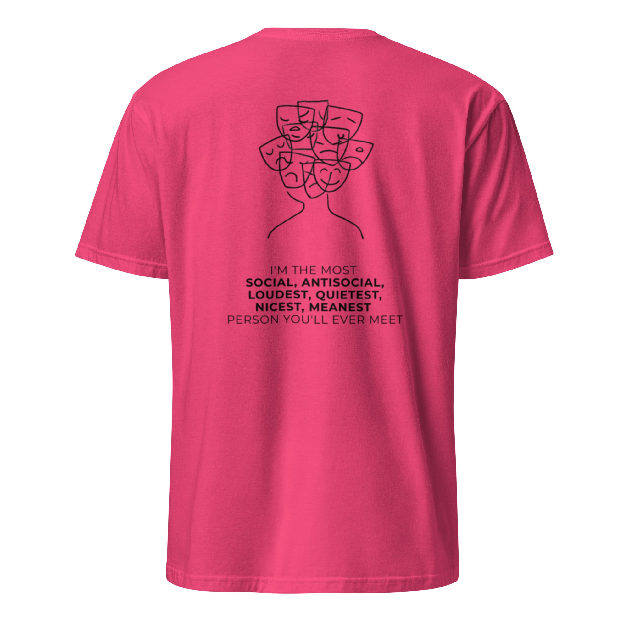 Most social antisocial. Unisex Regular Soft T-Shirt Unisex Regular Soft T-Shirt Void & Verse Heliconia S