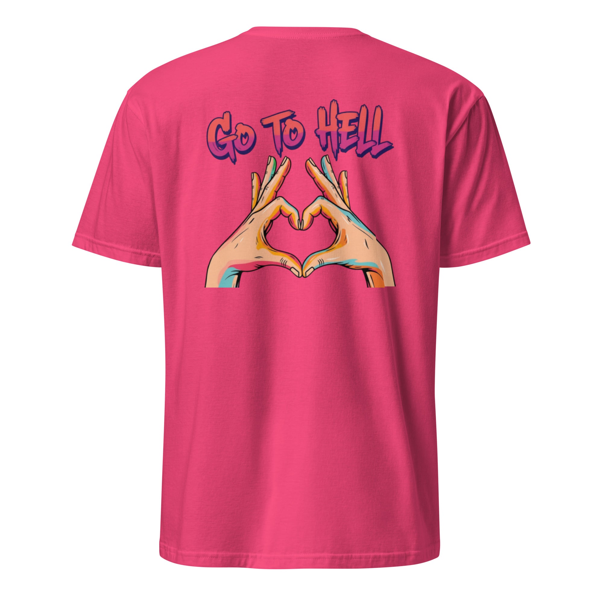 Go to hell. Unisex Regular Soft T-Shirt Unisex Regular Soft T-Shirt Void & Verse Heliconia S