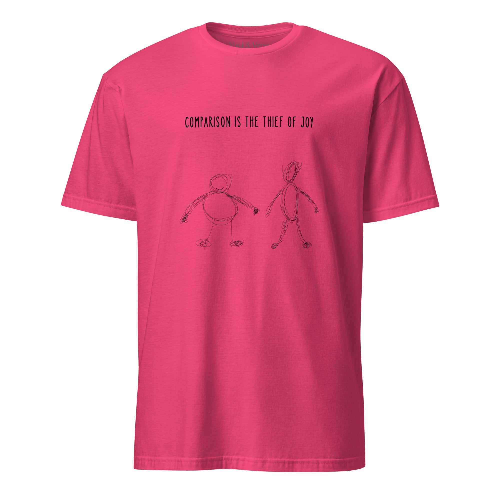Comparison is the thief of joy. Unisex Regular Soft T-Shirt Unisex Regular Soft T-Shirt Void & Verse Heliconia S