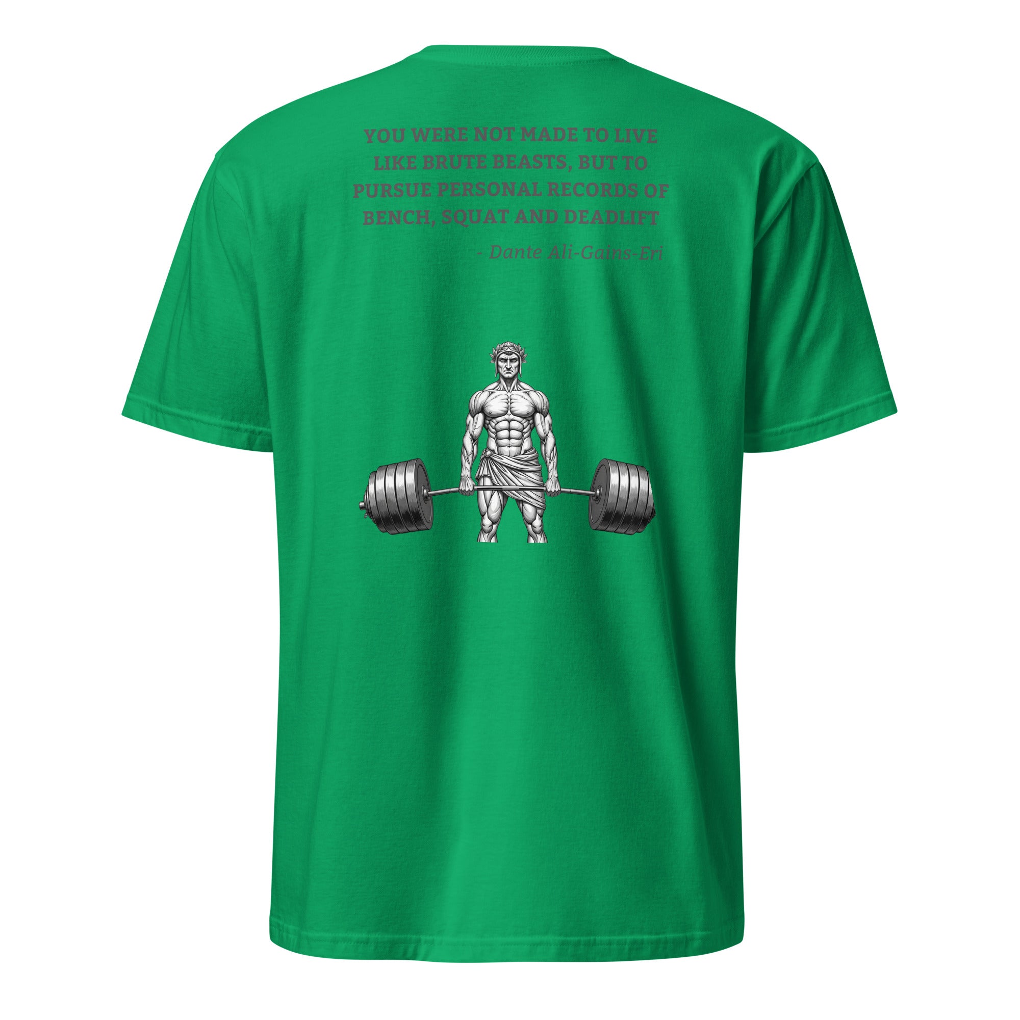 Dante Ali-Gains-Eri. Unisex Regular Soft T-Shirt Unisex Regular Soft T-Shirt Void & Verse Irish Green S