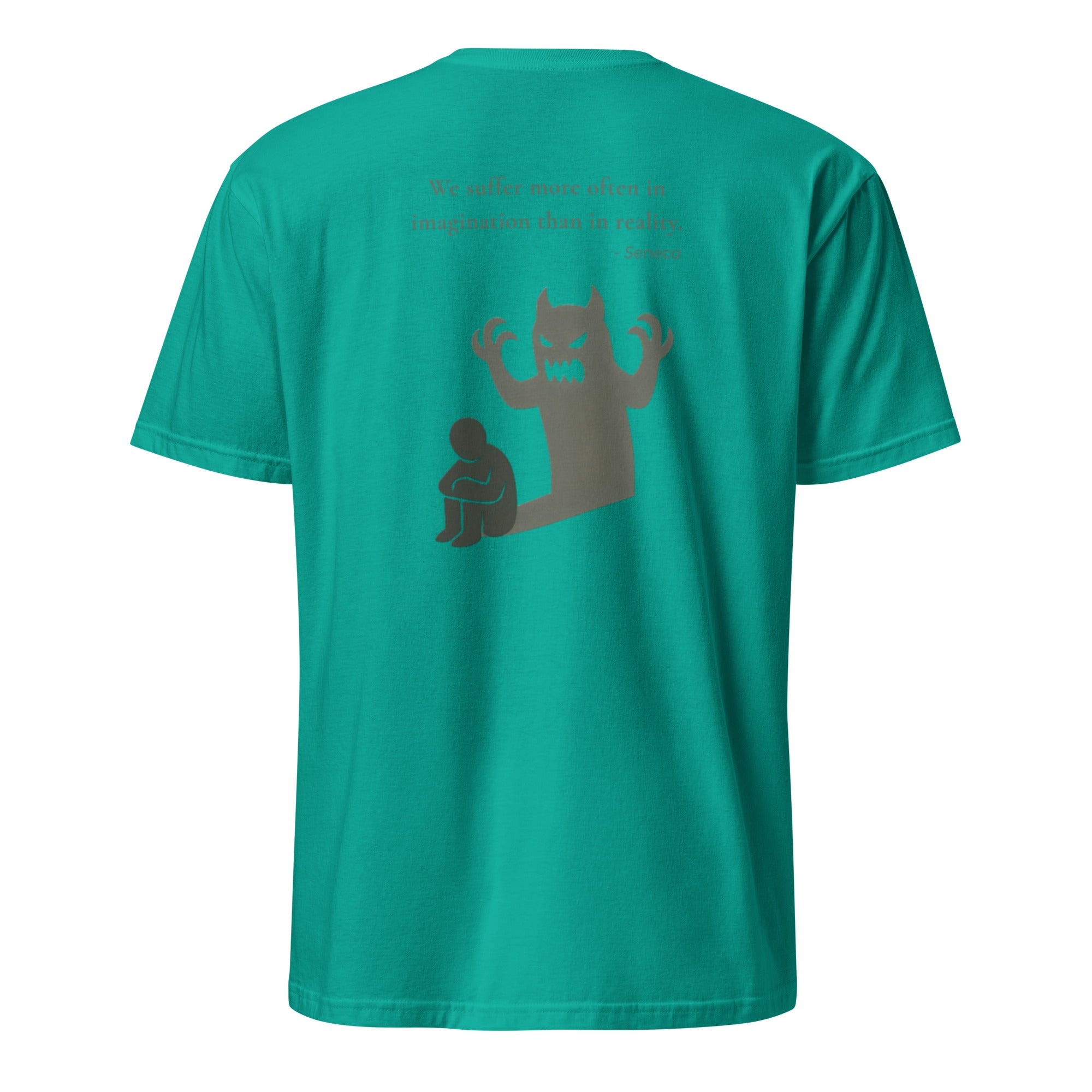 We suffer more in imagination. Unisex Regular Soft T-Shirt Unisex Regular Soft T-Shirt Void & Verse Jade Dome S