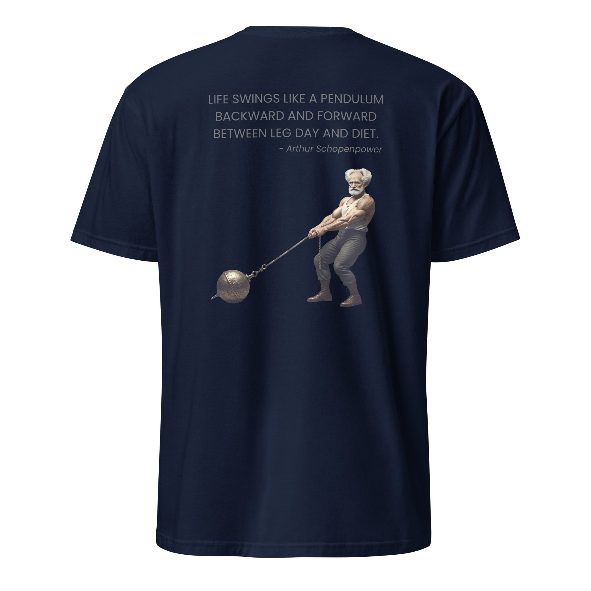 Arthur Schopenpower. Unisex Regular Soft T-Shirt Unisex Regular Soft T-Shirt Void & Verse Navy S