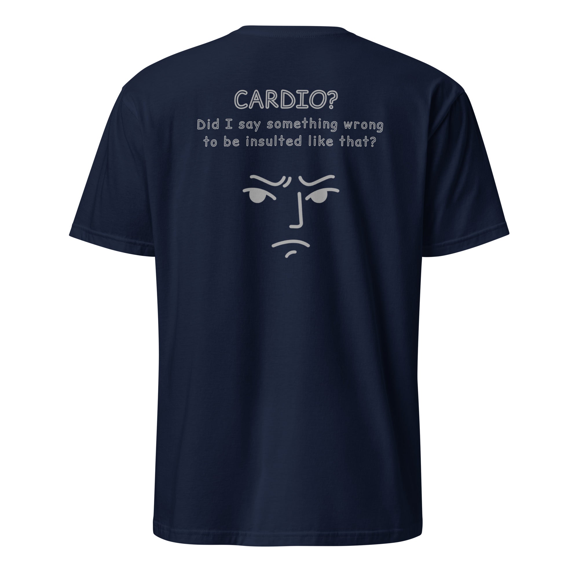 Cardio? Unisex Regular Soft T-Shirt Unisex Regular Soft T-Shirt Void & Verse Navy S