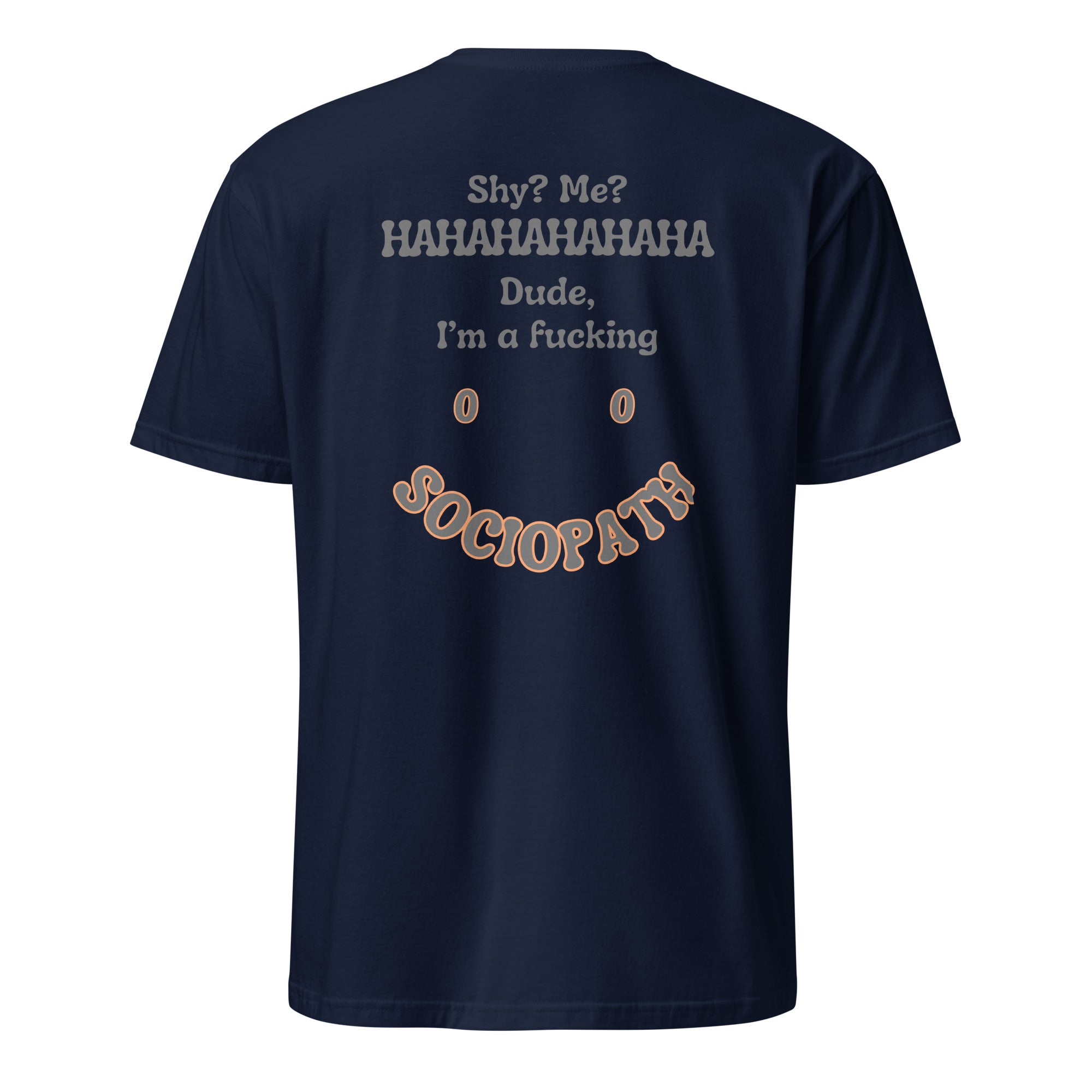 Sociopath. Unisex Regular Soft T-Shirt Unisex Regular Soft T-Shirt Void & Verse Navy S