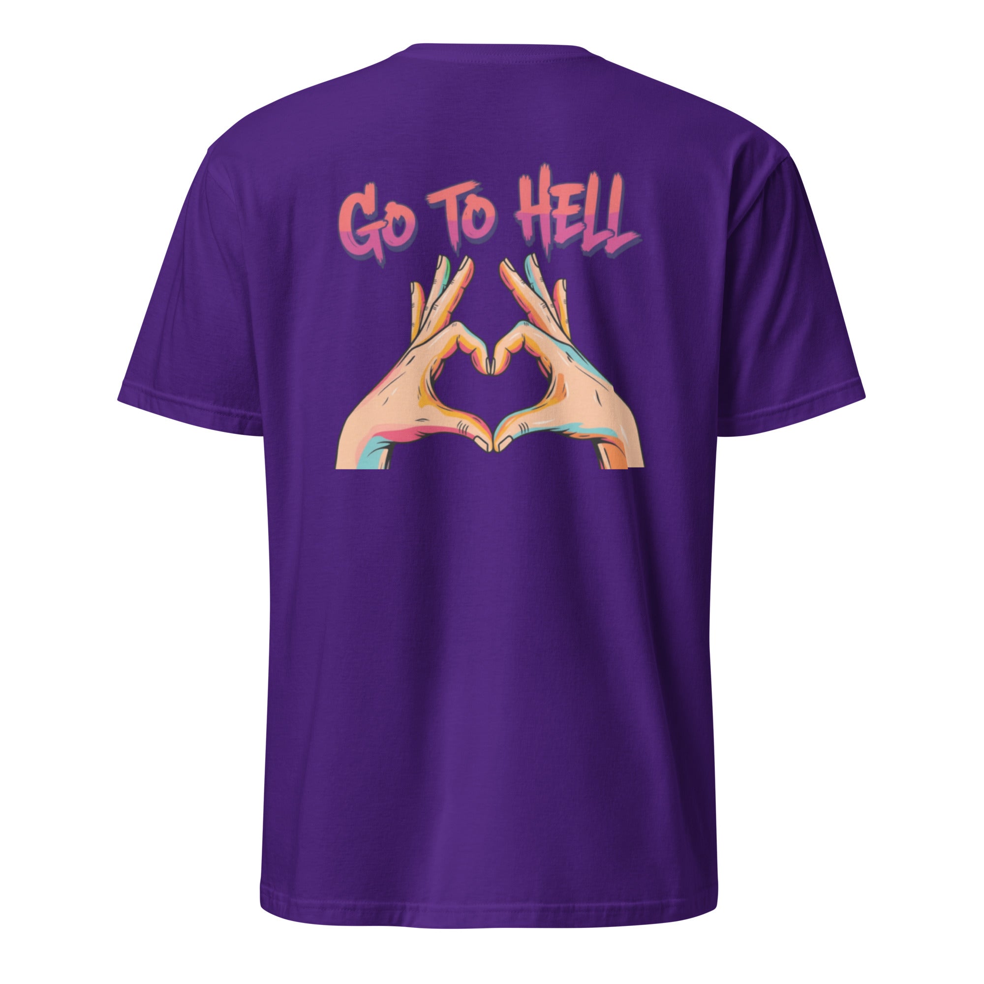 Go to hell. Unisex Regular Soft T-Shirt Unisex Regular Soft T-Shirt Void & Verse Purple S