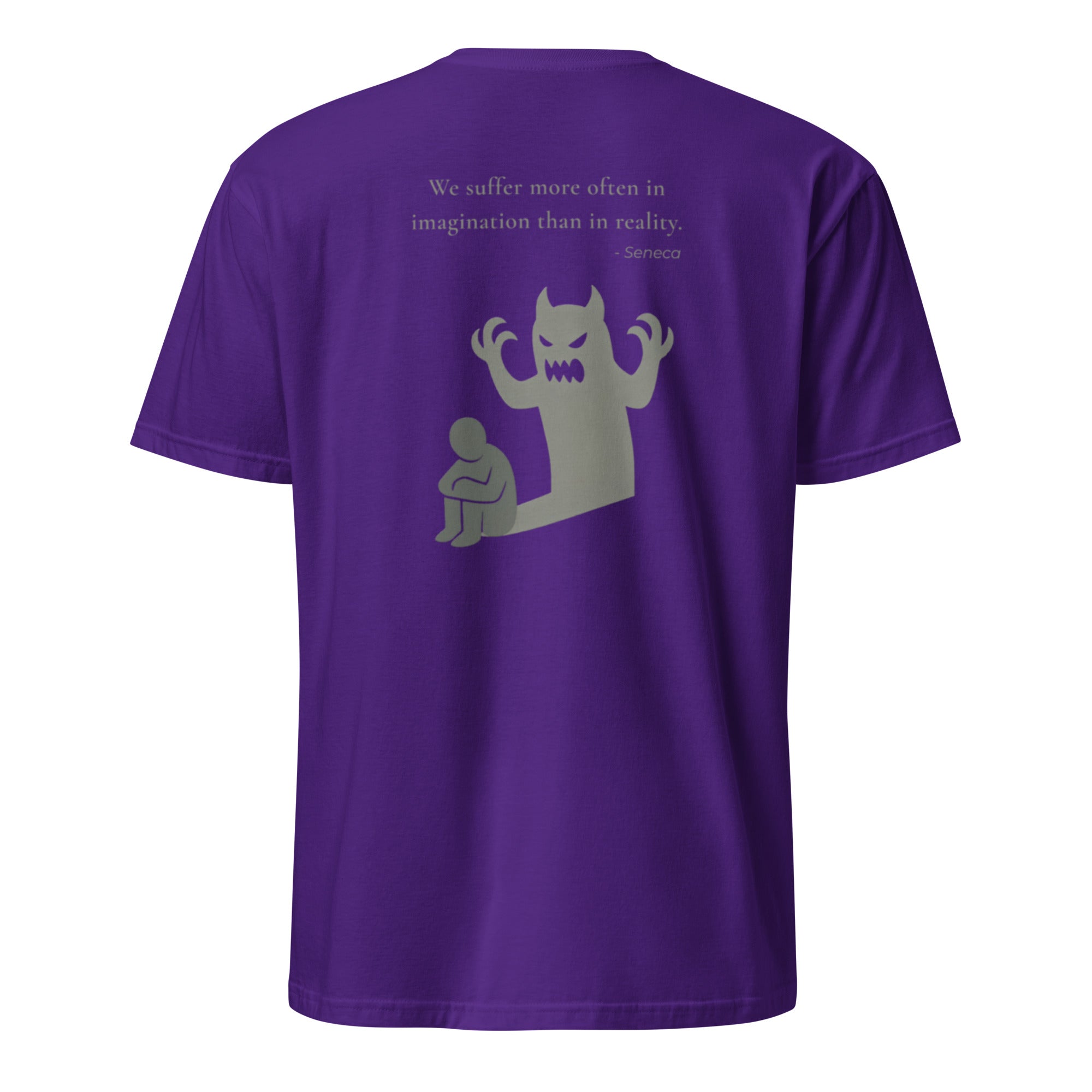 We suffer more in imagination. Unisex Regular Soft T-Shirt Unisex Regular Soft T-Shirt Void & Verse Purple S