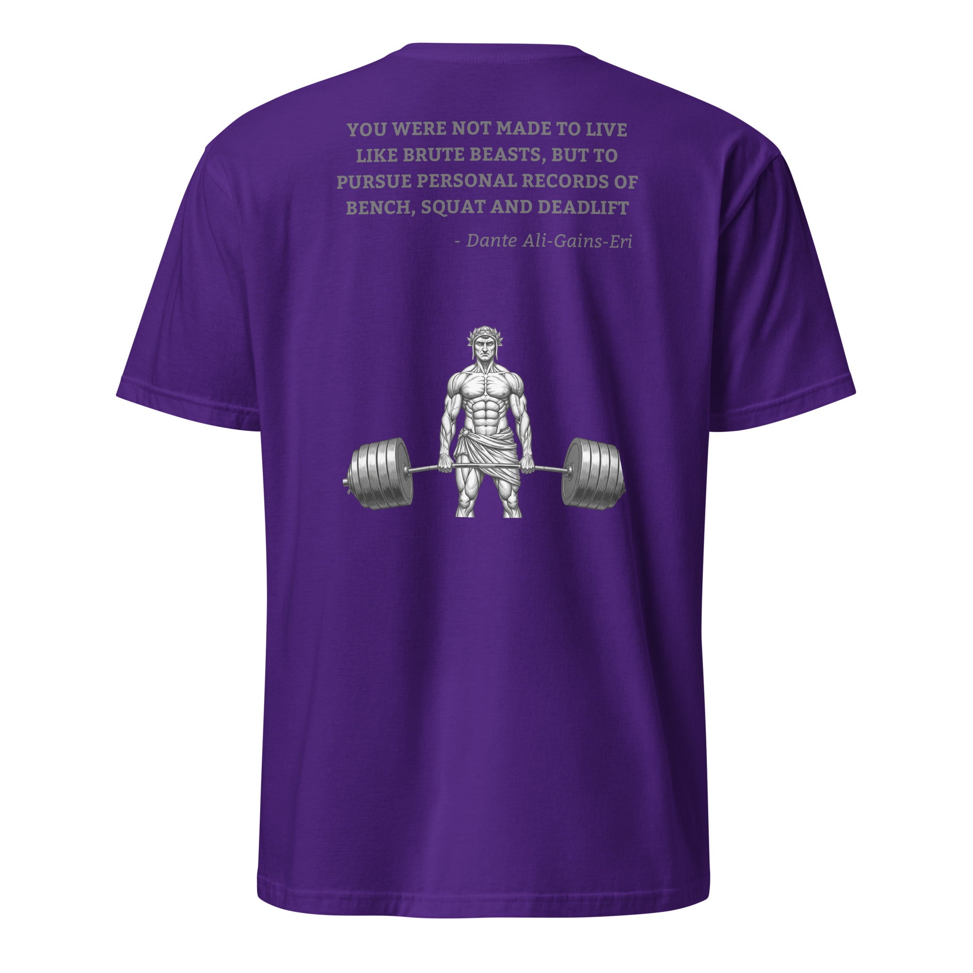 Dante Ali-Gains-Eri. Unisex Regular Soft T-Shirt Unisex Regular Soft T-Shirt Void & Verse Purple S