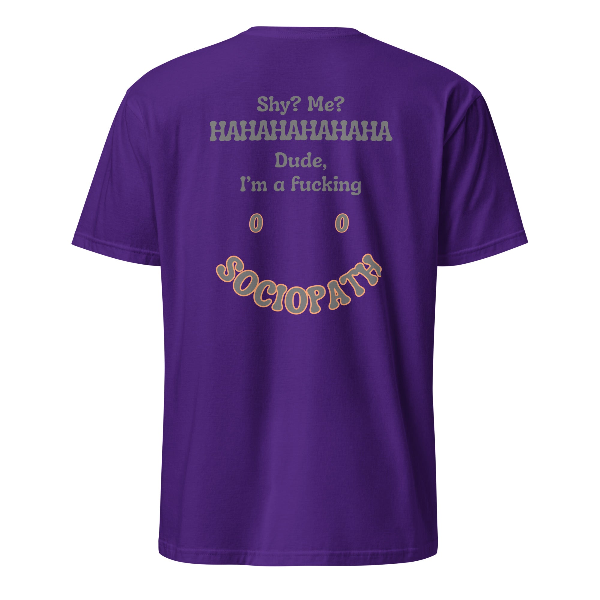 Sociopath. Unisex Regular Soft T-Shirt Unisex Regular Soft T-Shirt Void & Verse Purple S