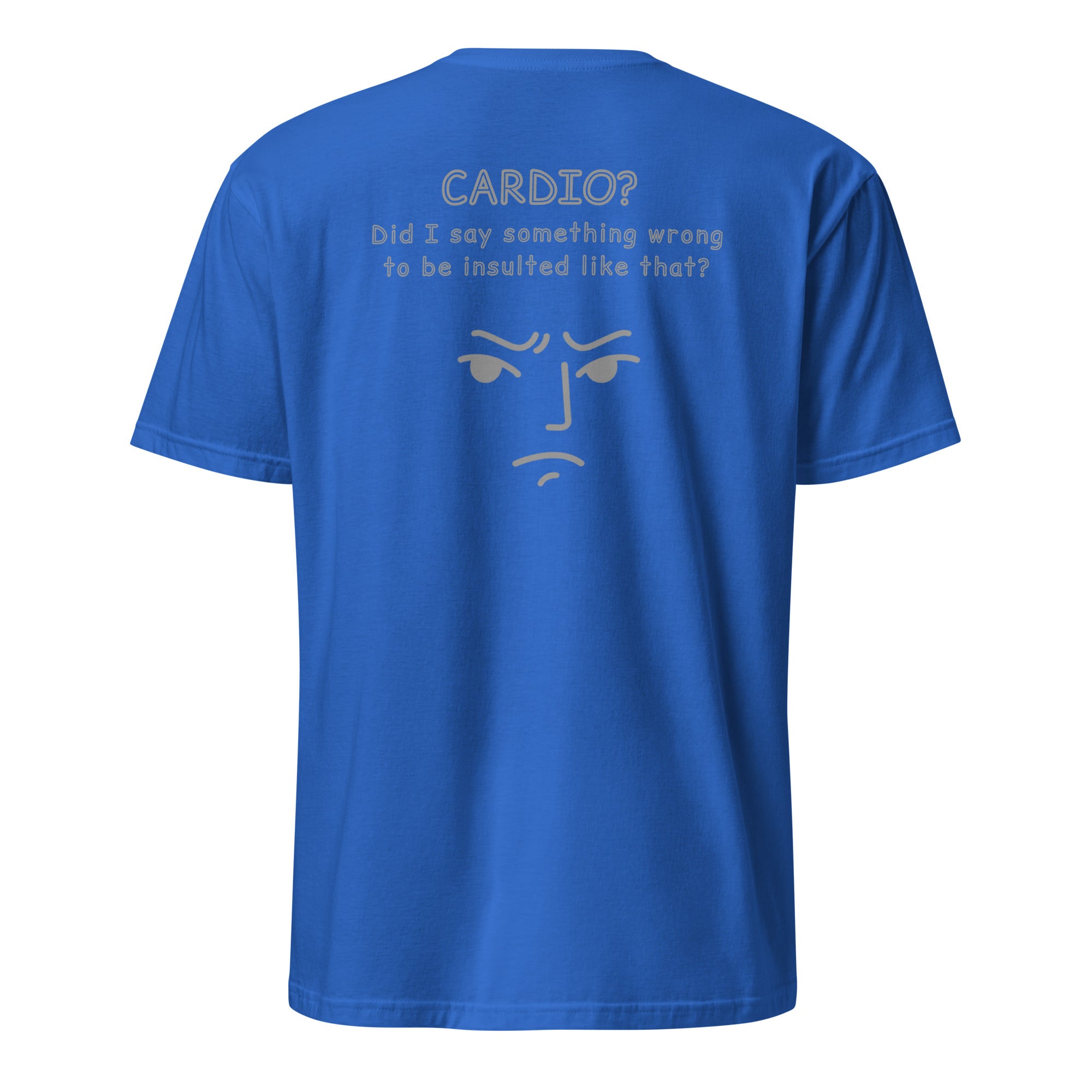 Cardio? Unisex Regular Soft T-Shirt Unisex Regular Soft T-Shirt Void & Verse Royal S