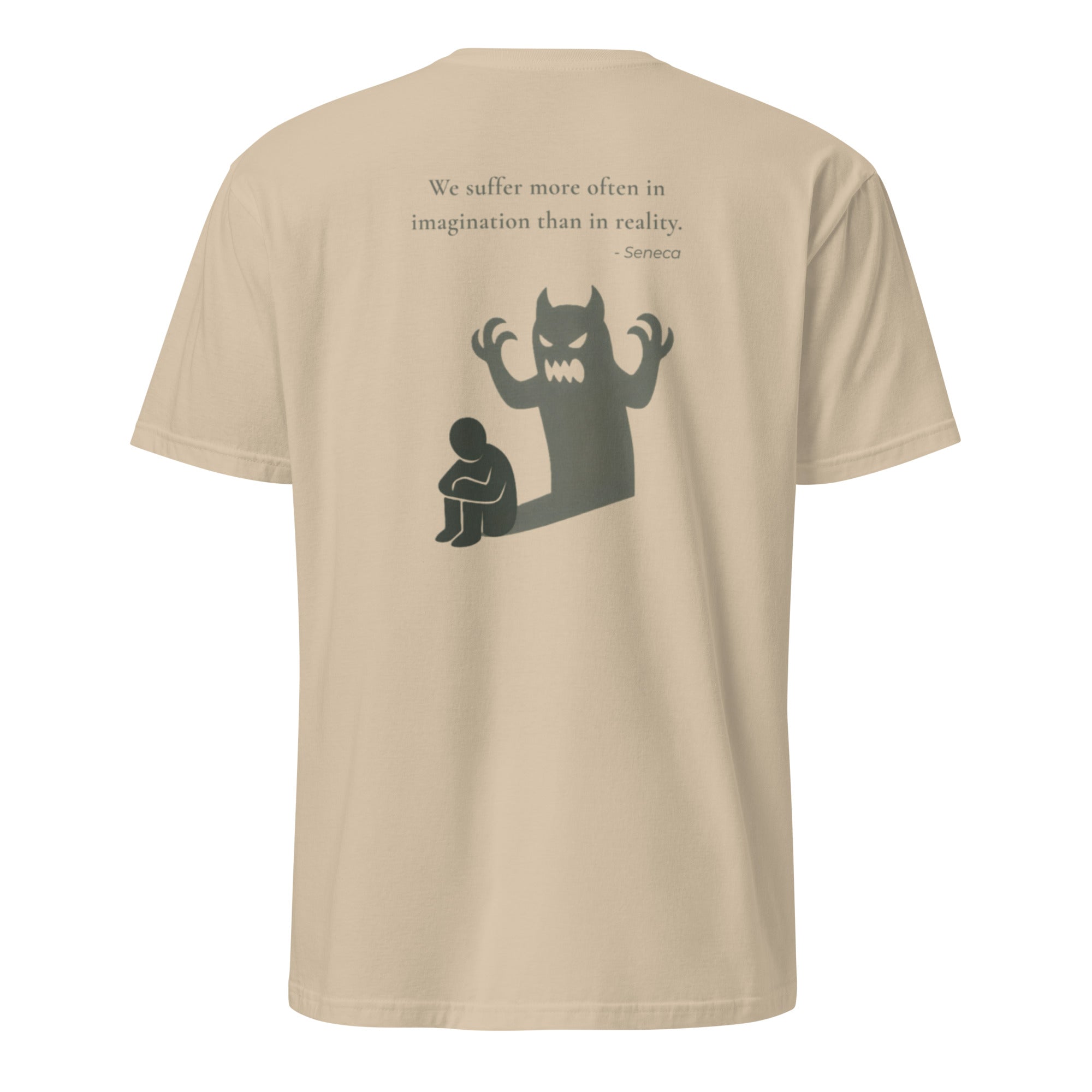 We suffer more in imagination. Unisex Regular Soft T-Shirt Unisex Regular Soft T-Shirt Void & Verse Sand S