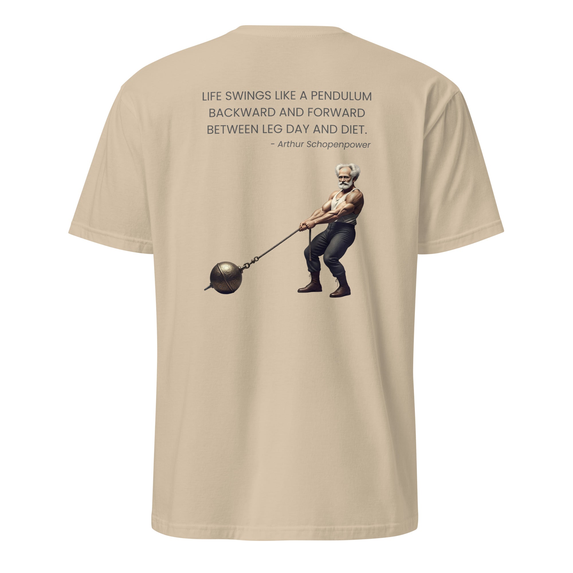Arthur Schopenpower. Unisex Regular Soft T-Shirt Unisex Regular Soft T-Shirt Void & Verse Sand S