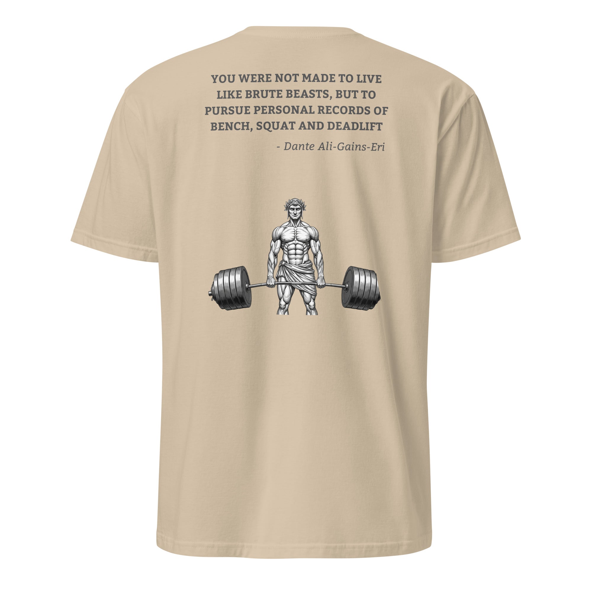 Dante Ali-Gains-Eri. Unisex Regular Soft T-Shirt Unisex Regular Soft T-Shirt Void & Verse Sand S