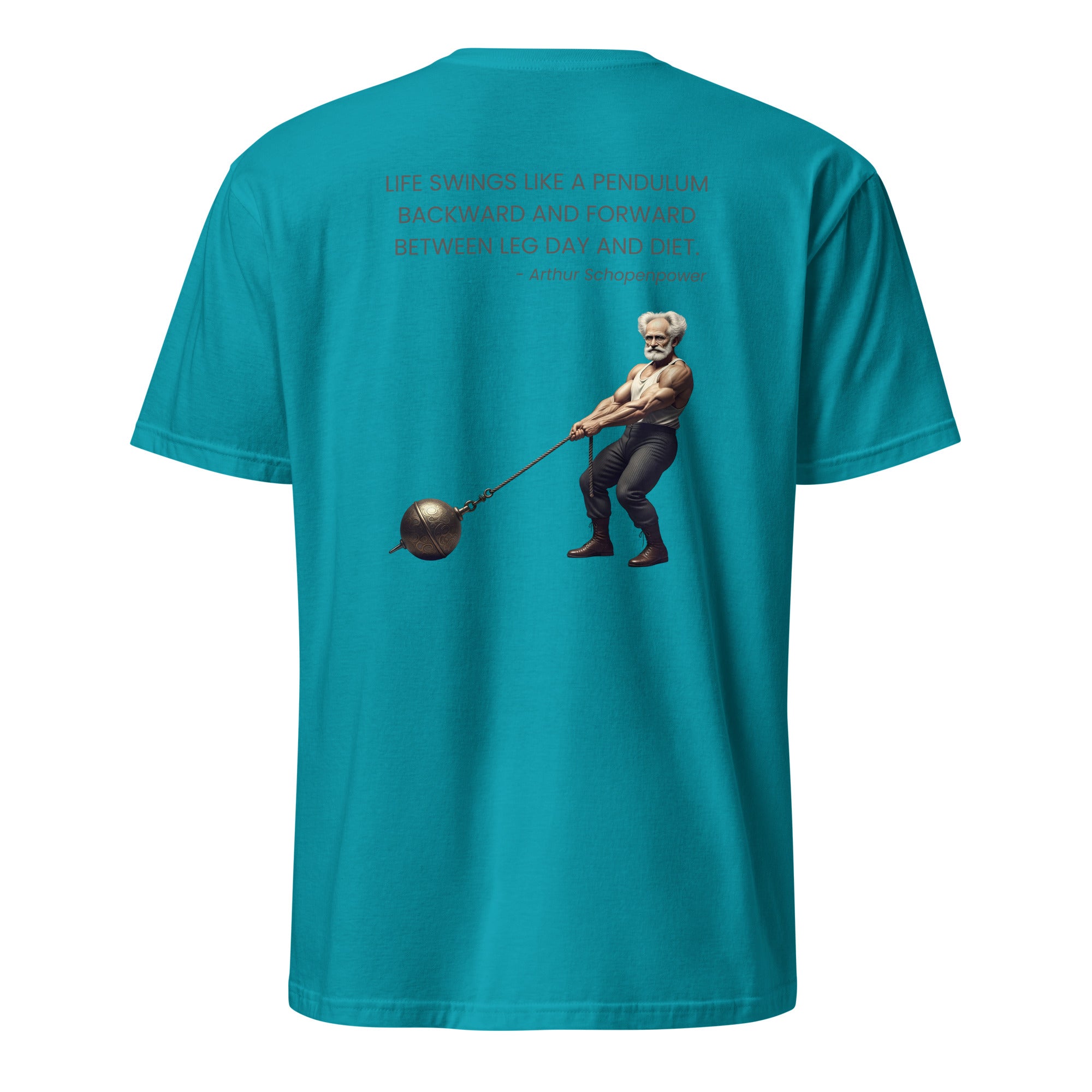 Arthur Schopenpower. Unisex Regular Soft T-Shirt Unisex Regular Soft T-Shirt Void & Verse Tropical Blue S