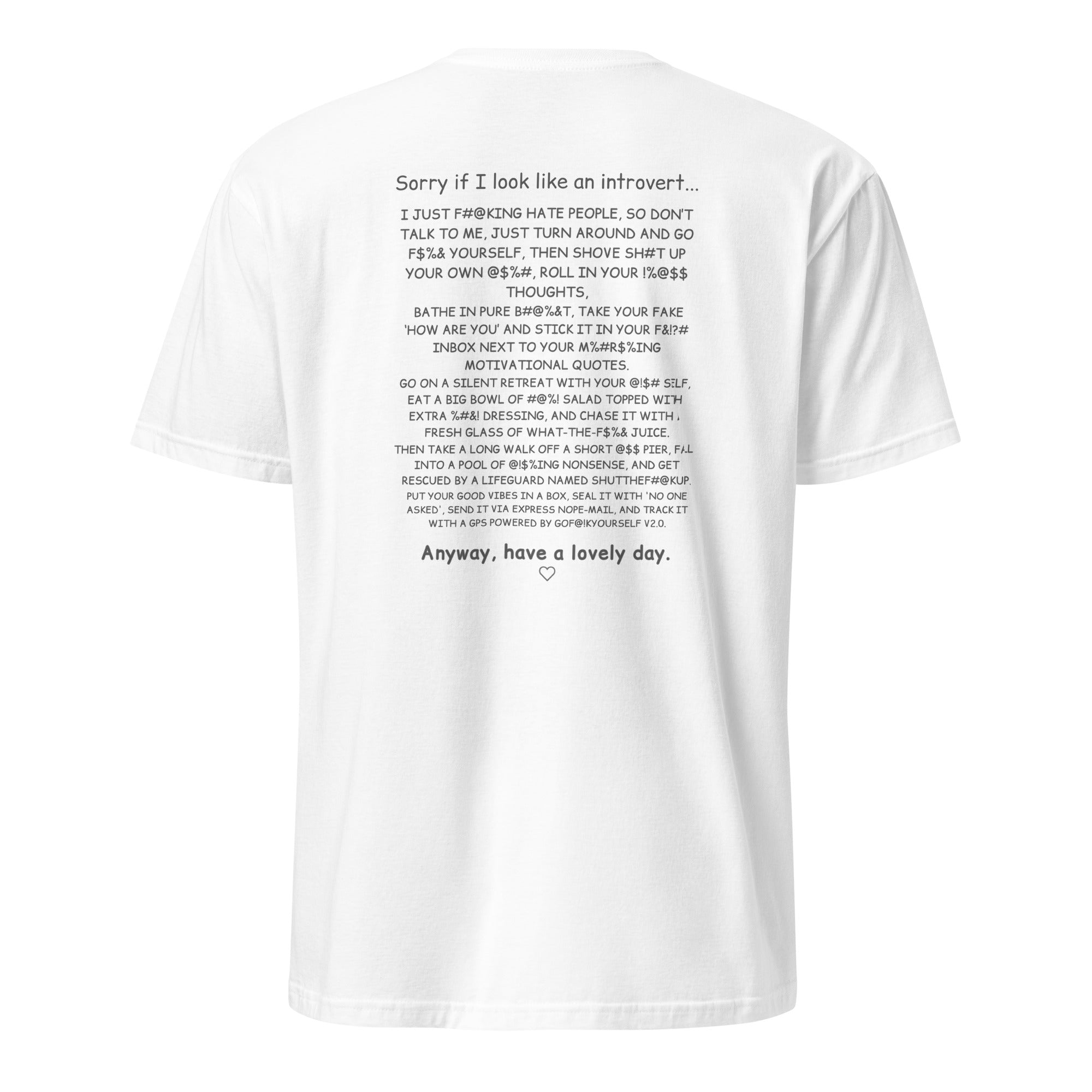 Sorry if I look like an introvert. Unisex Regular Soft T-Shirt Unisex Regular Soft T-Shirt Void & Verse