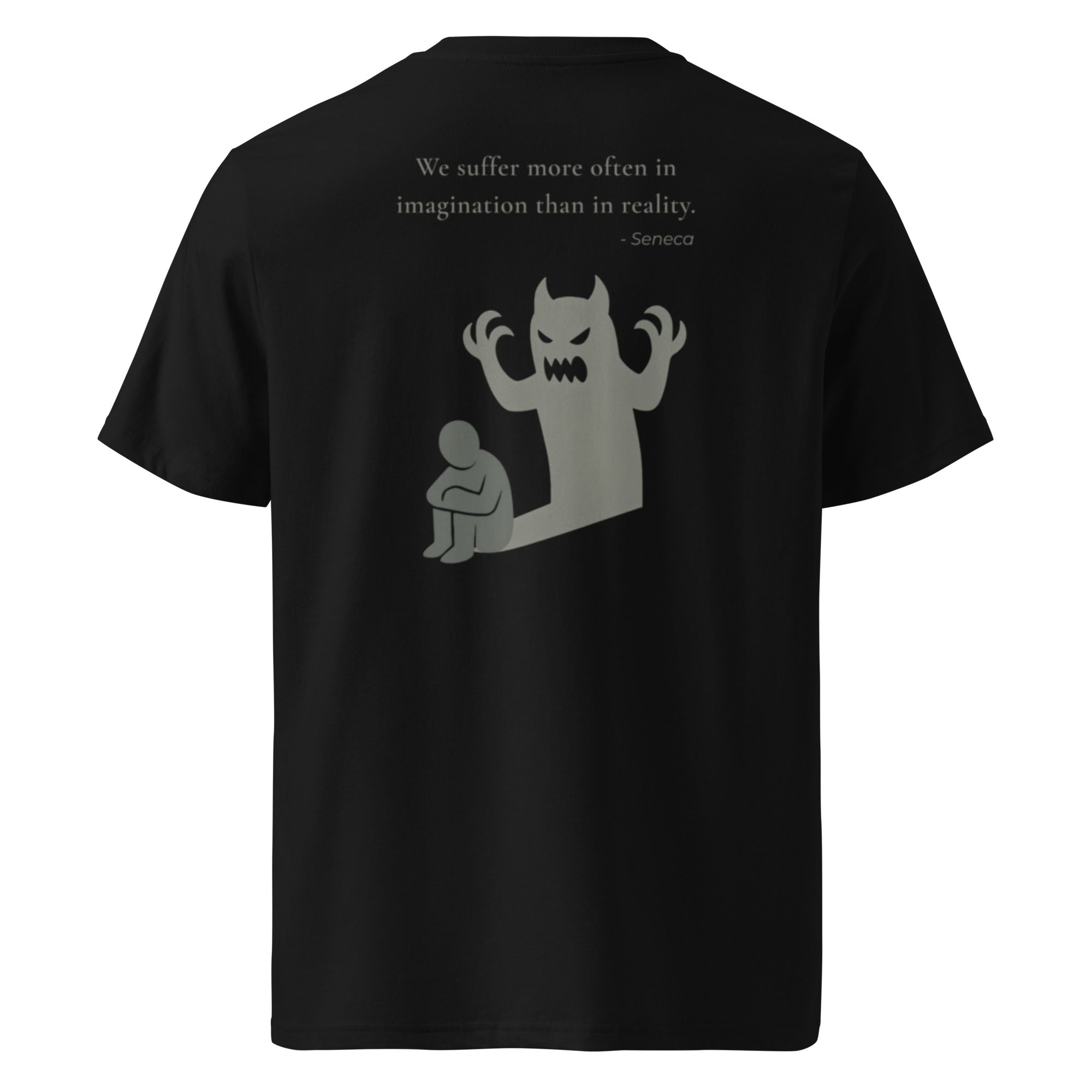 We suffer more in imagination. Unisex Regular Organic T-Shirt Unisex Regular Organic T-Shirt Void & Verse Black S
