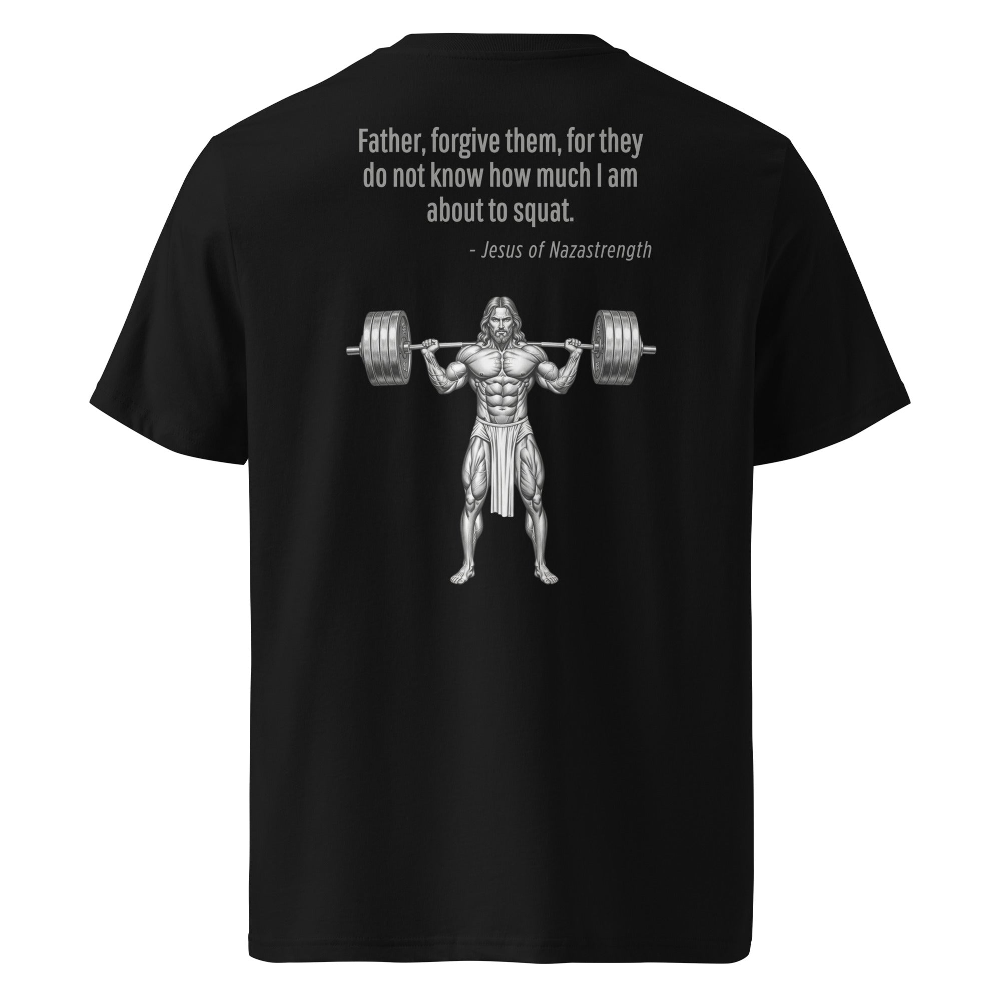 Jesus of Nazastrength. Unisex Regular Organic T-Shirt Unisex Regular Organic T-Shirt Void & Verse Black S
