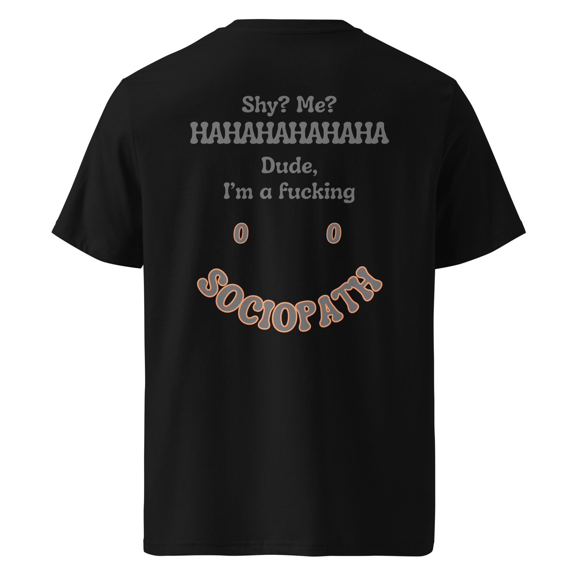 Sociopath. Unisex Regular Organic T-Shirt Unisex Regular Organic T-Shirt Void & Verse Black S
