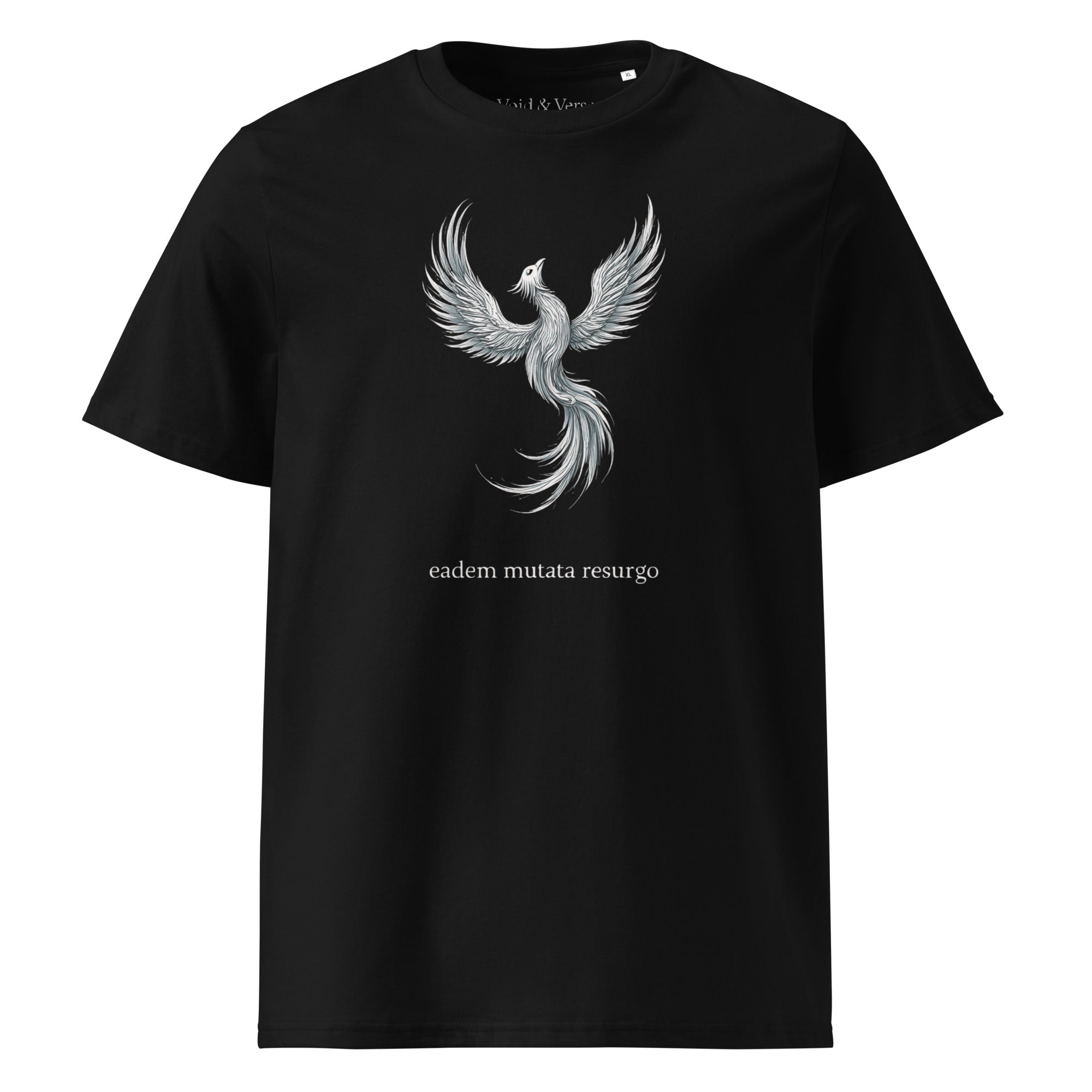 Eadem mutata resurgo. Unisex Regular Organic T-Shirt Unisex Regular Organic T-Shirt Void & Verse Black S