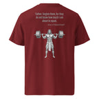 Jesus of Nazastrength. Unisex Regular Organic T-Shirt Unisex Regular Organic T-Shirt Void & Verse Burgundy S